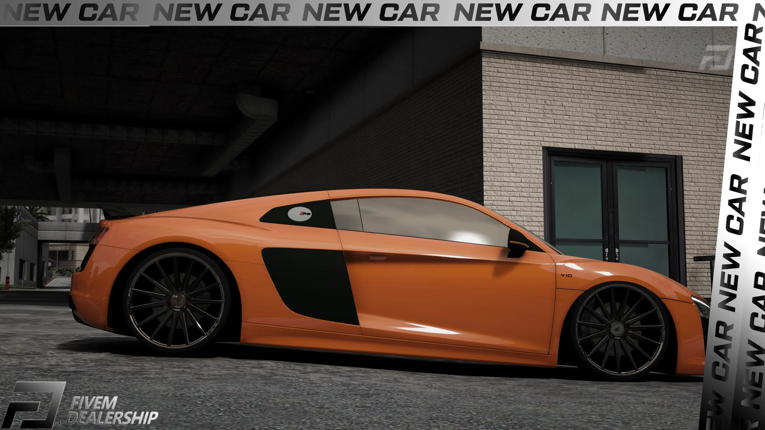 2020 Audi R8 V10 plus on Vossen VFS-2s - Image 2