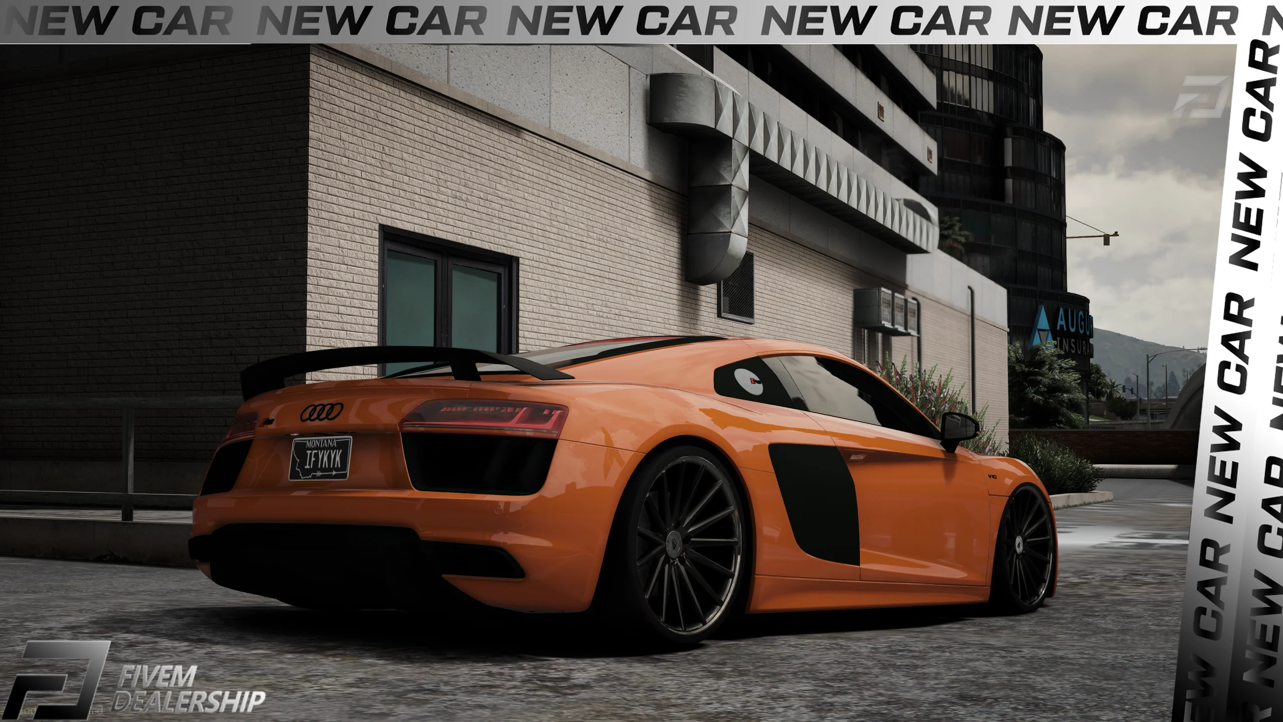 2020 Audi R8 V10 plus on Vossen VFS-2s - Image 3