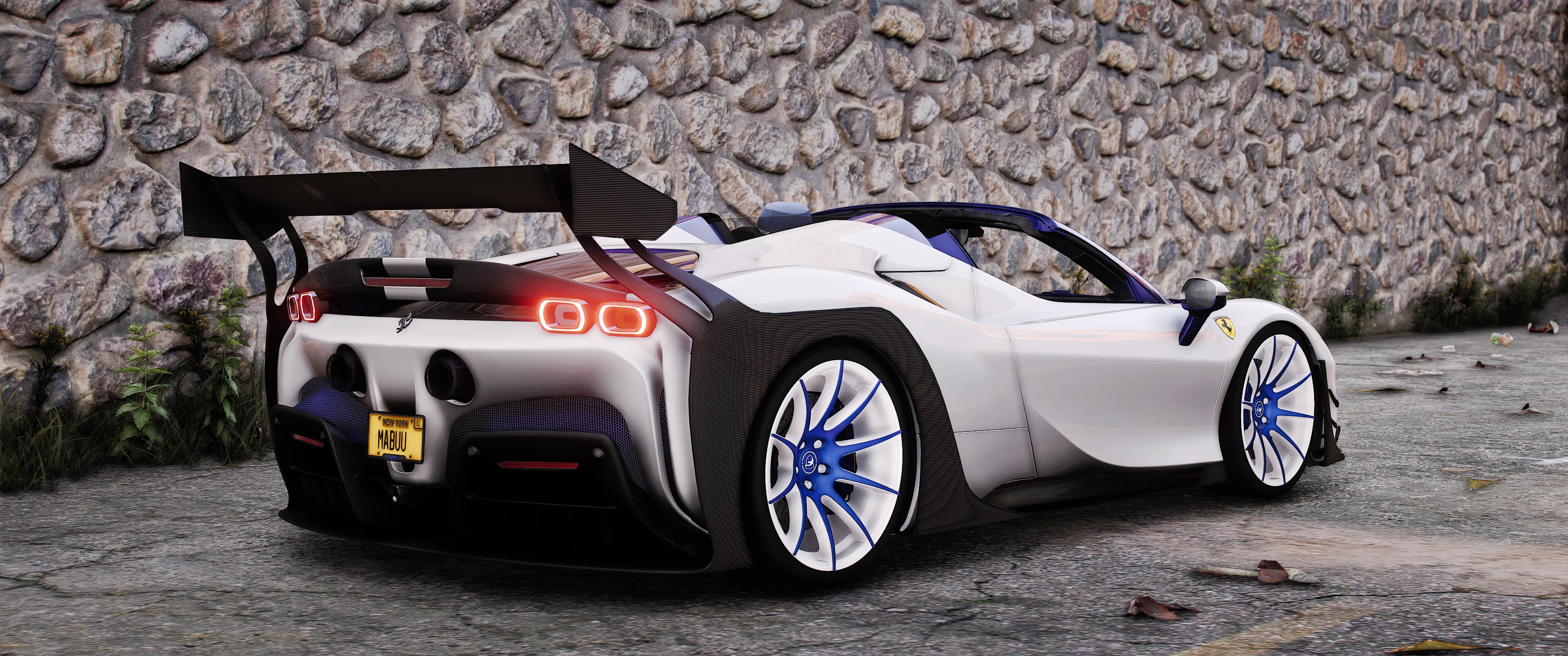 2022 Ferrari SF90 Spyder Tortilla Custom [Animation Roof] - Image 2