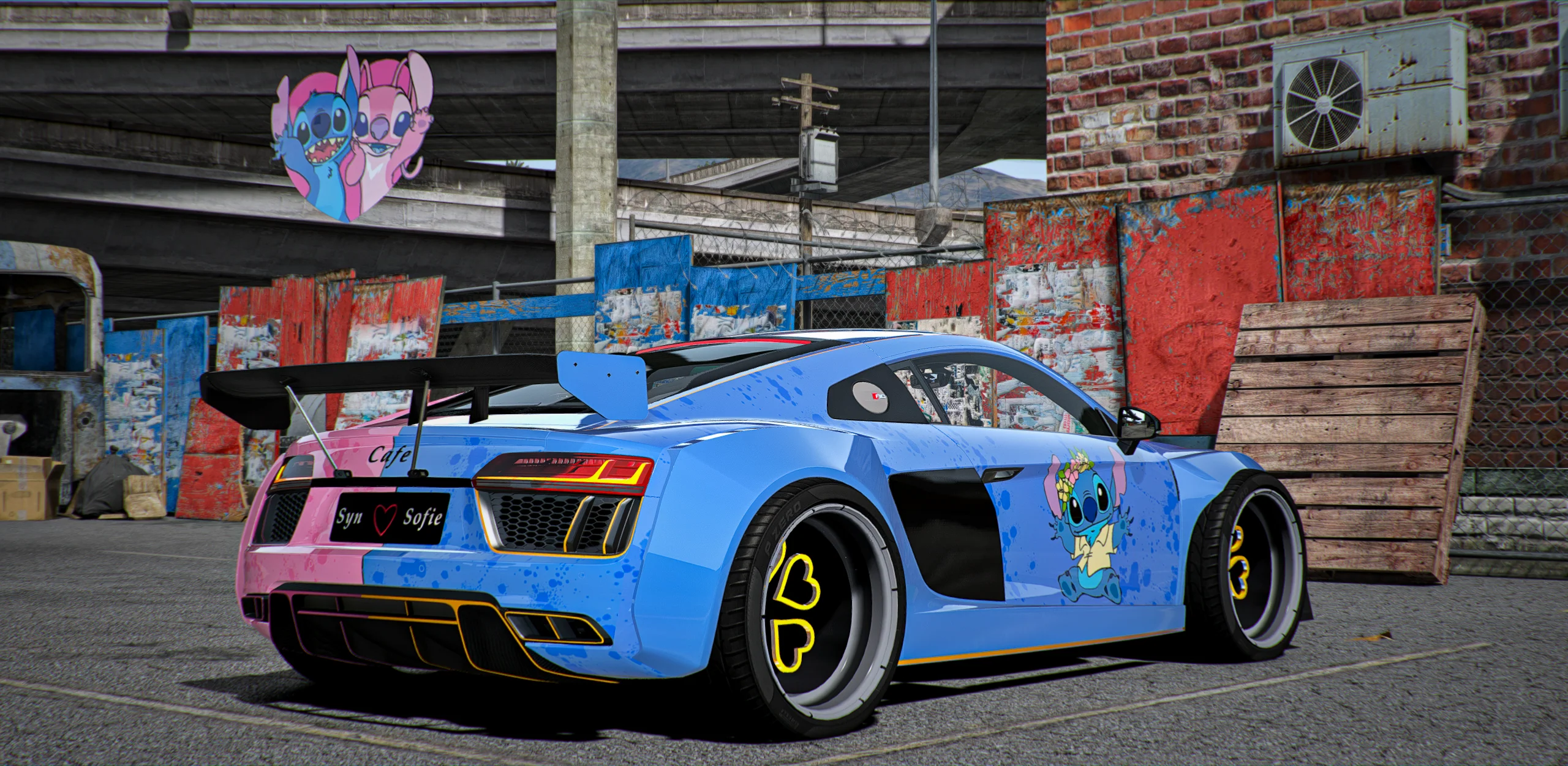 Audi R8 Stitch & Angel Livery - Image 2