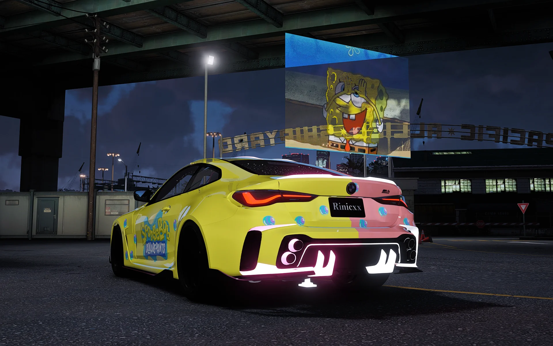 BMW M4 Spongbob & Patrick [Dinamic Lights] - Image 2