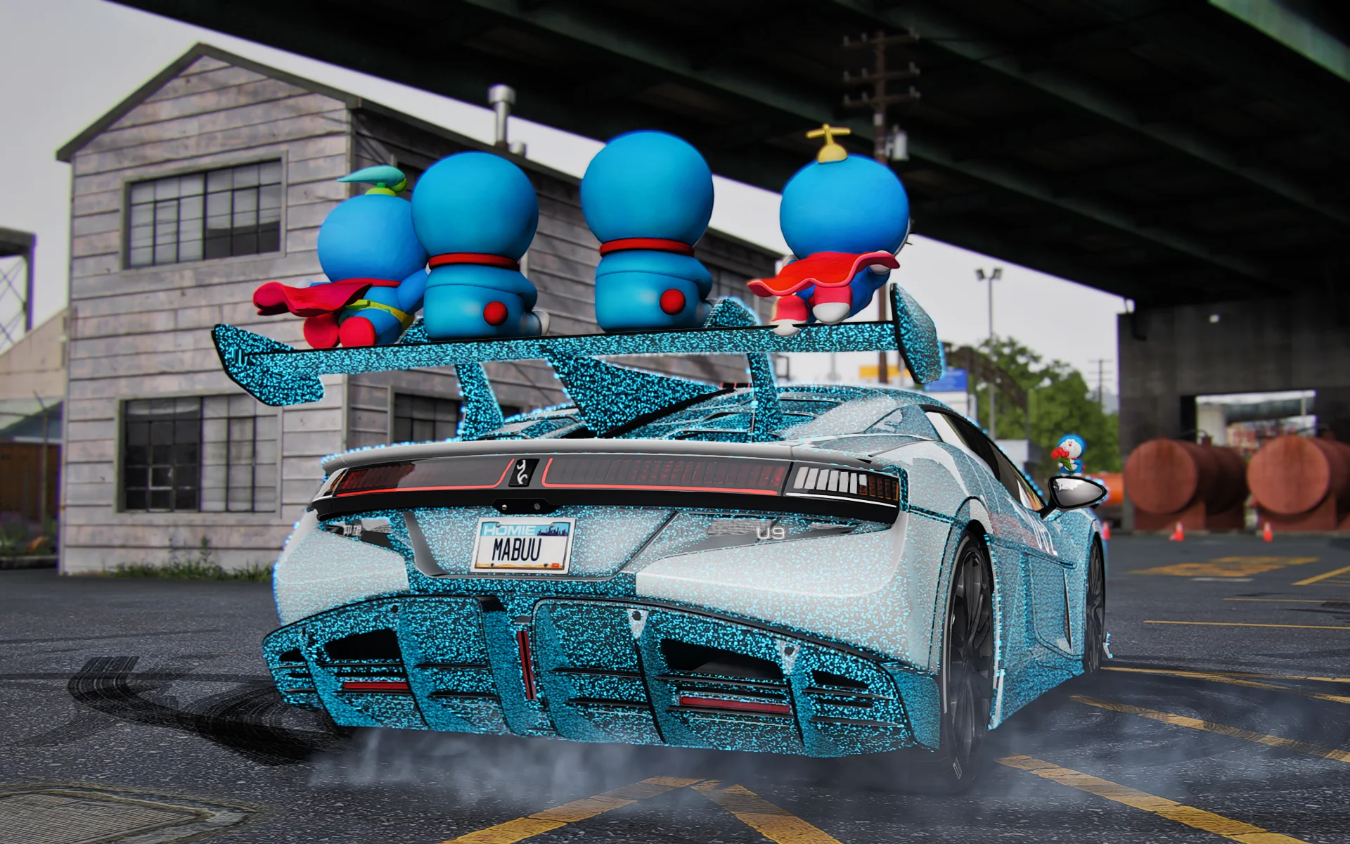 BYD YangWang U9 2024 Doraemon [Dinamic Lights] - Image 2