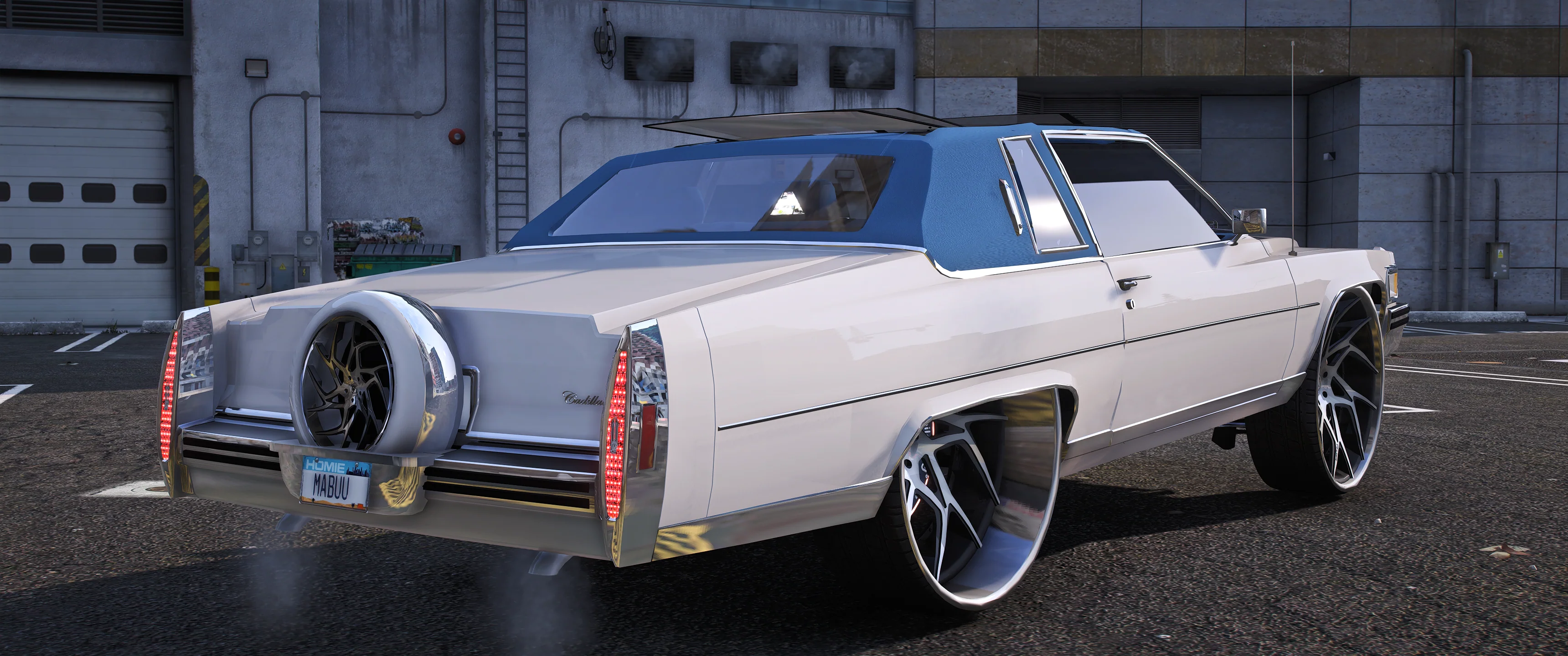 Cadillac DeVille 2d Donk 1977 - Image 2