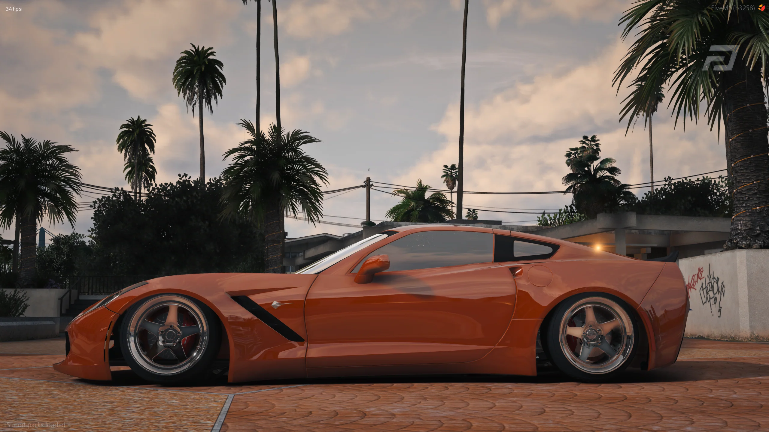Chevrolet Corvette Stanced Drag Slider - Image 2