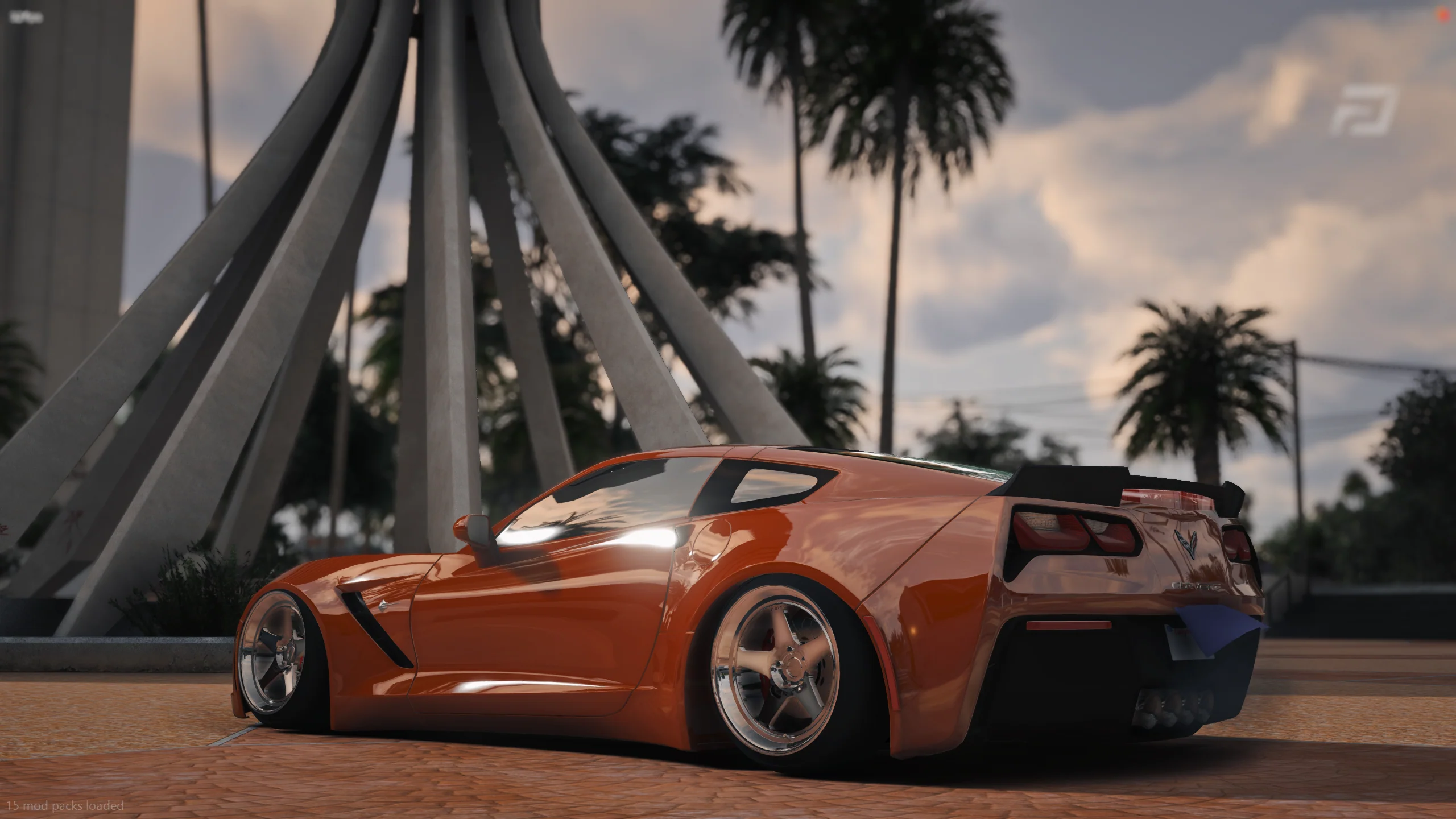 Chevrolet Corvette Stanced Drag Slider - Image 3