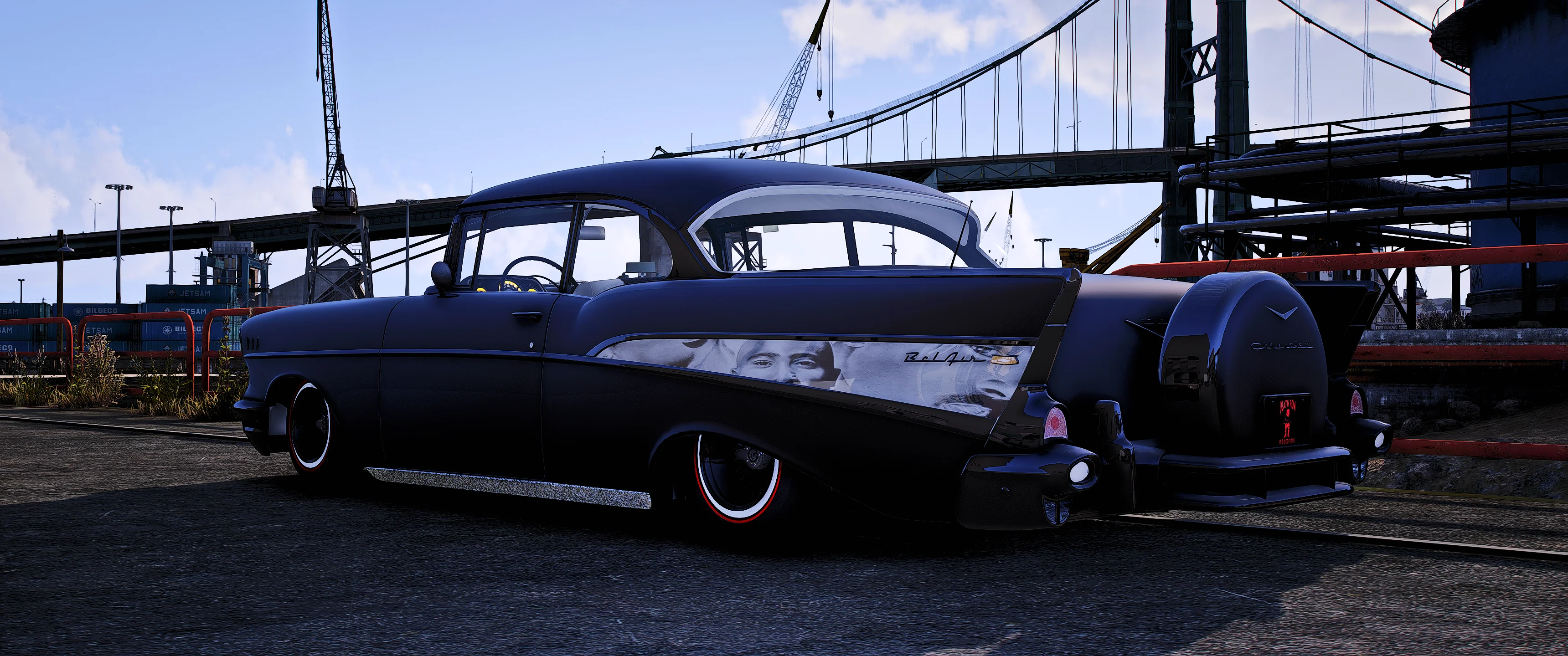 Chevy Belair lowrider Tupac 1957 - Image 2