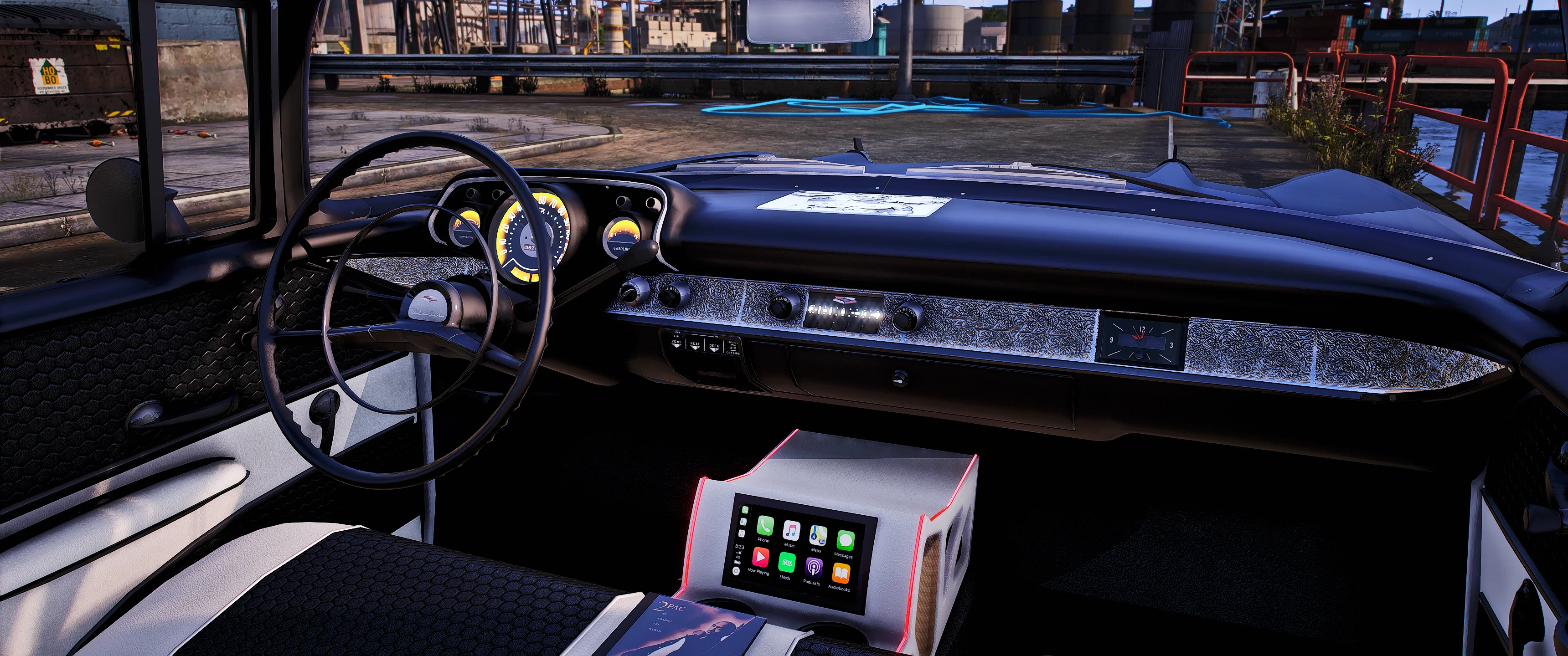 Chevy Belair lowrider Tupac 1957 - Image 3