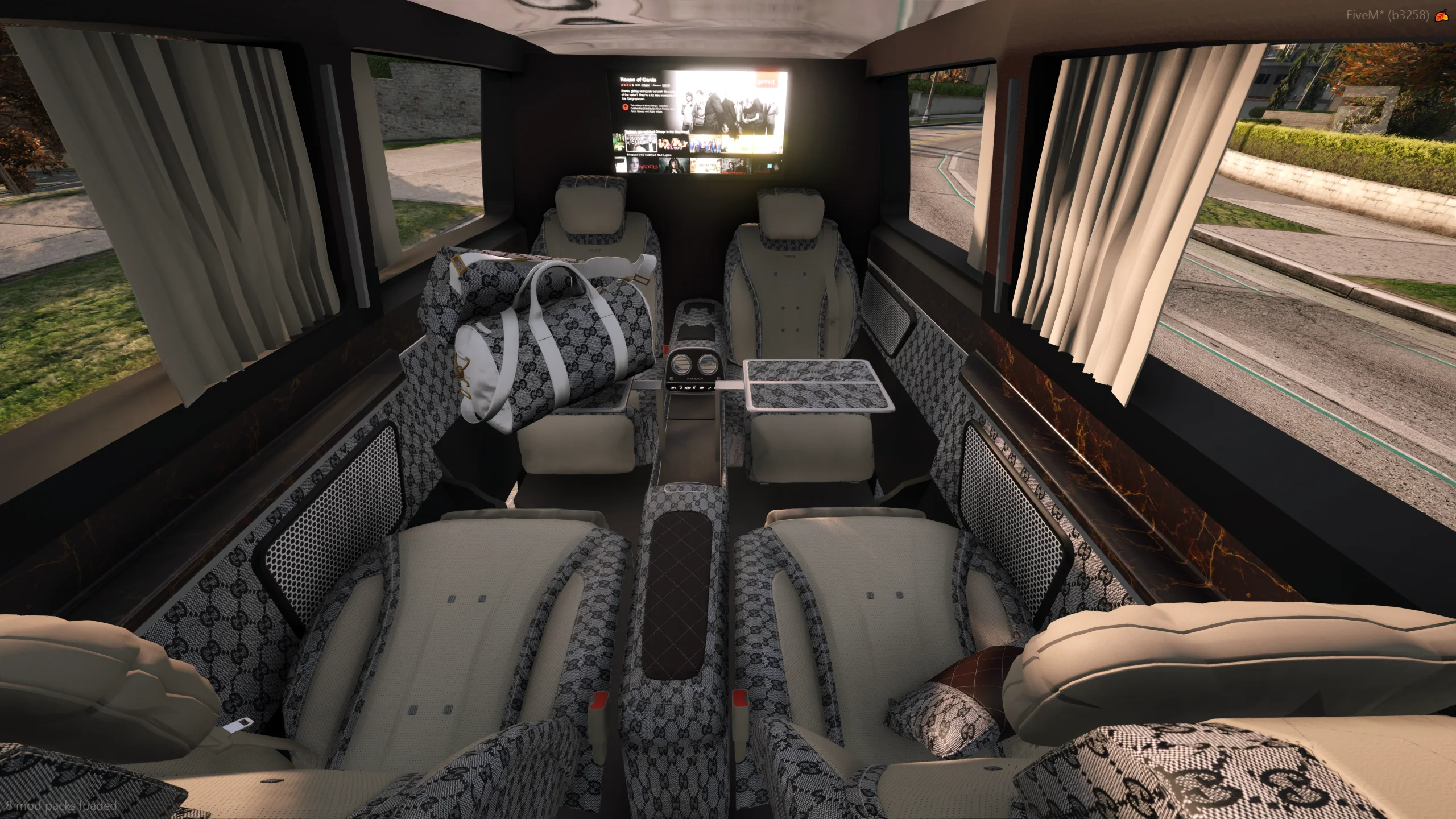 Custom Mercedes Maybach Sprinter with Gucci interior - Image 3