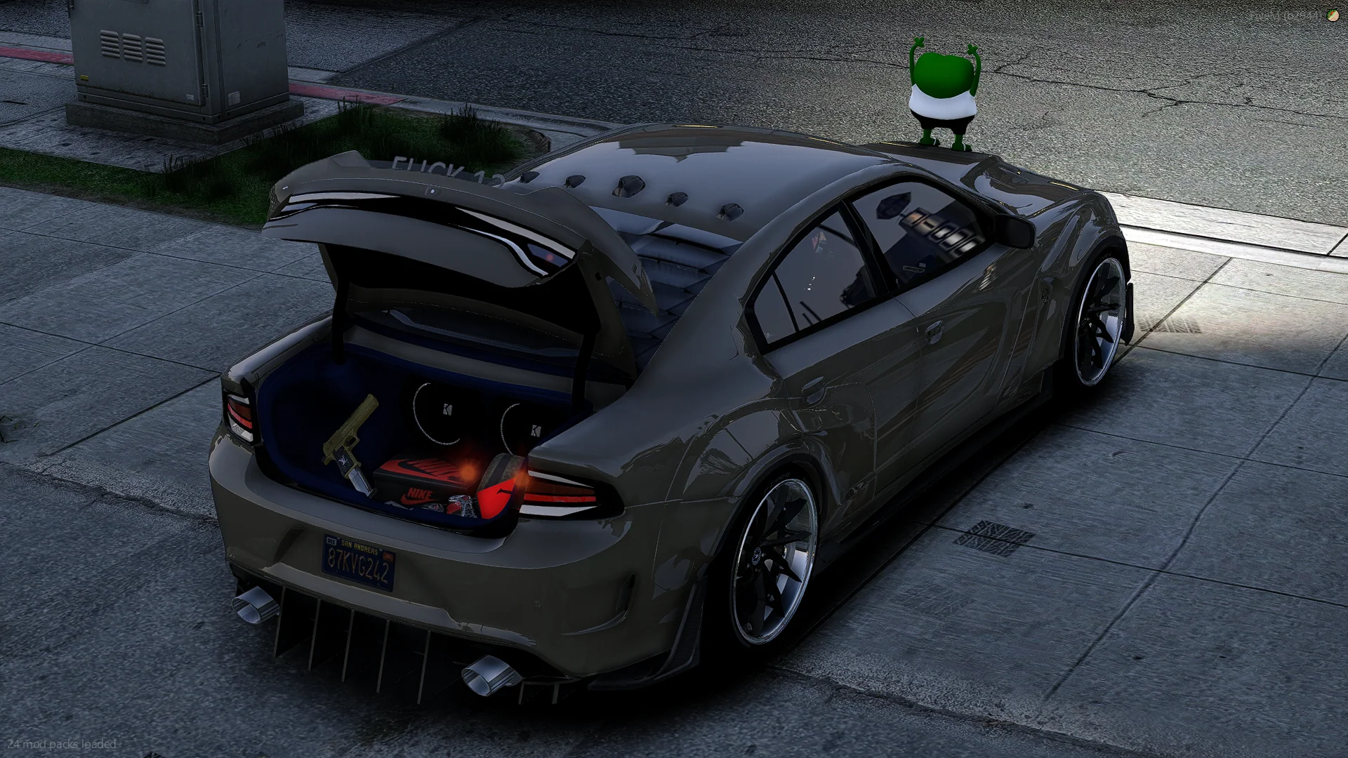 Custom Tuned Dodge Charger SRT Hellcat Redeye Widebody With Pepe The Frog Prop - Image 2