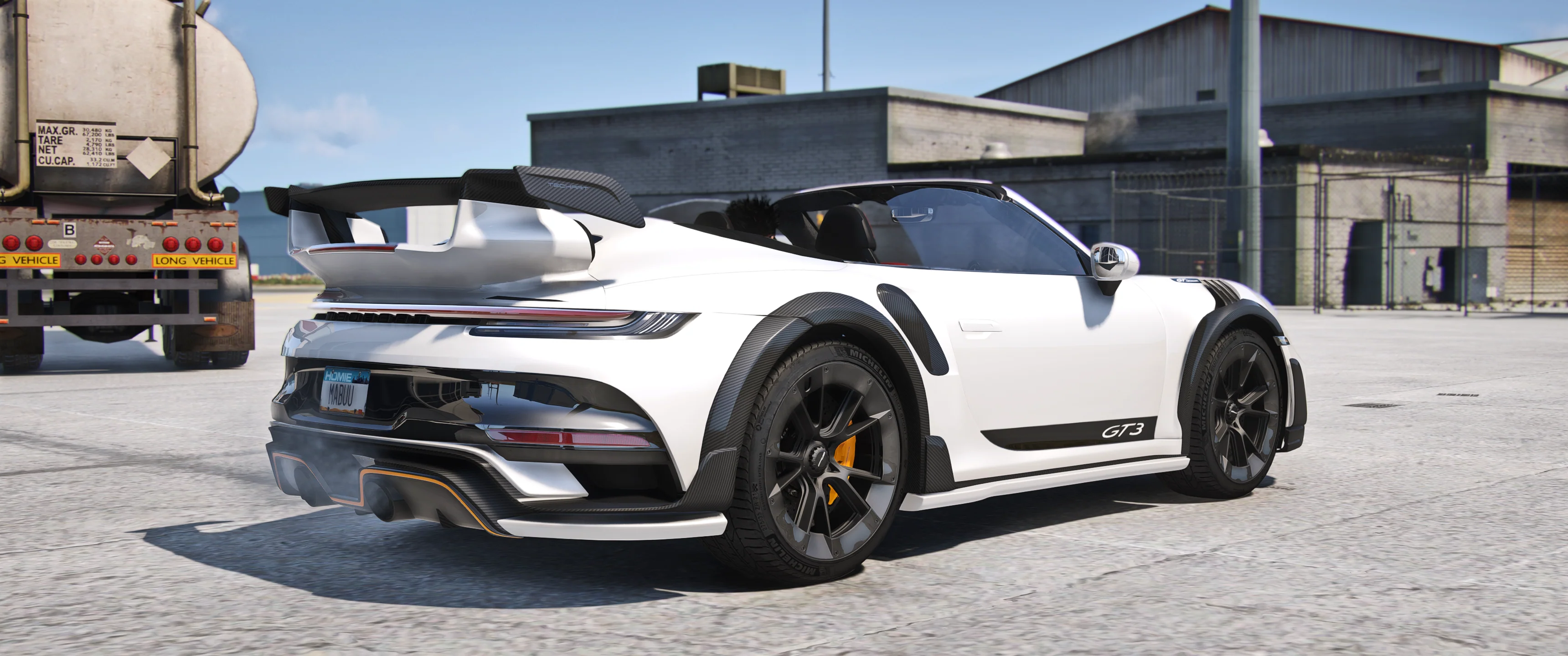 (Debadged) 2023 Porsche 911 (992) Turbo S Convertible - Image 2