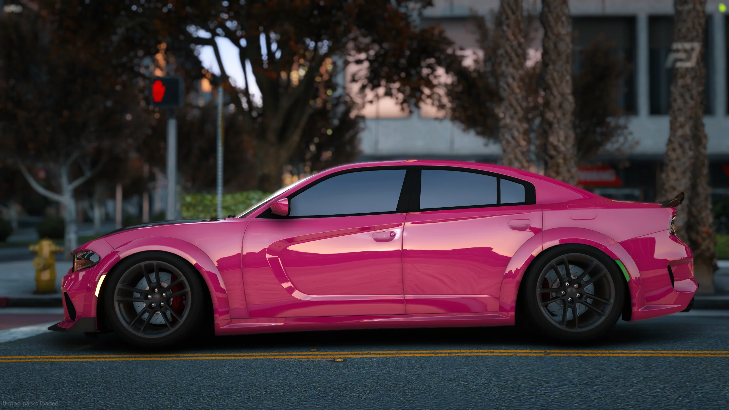(Debadged) Dodge Charger Hellcat Purple Torch V4 - Image 2