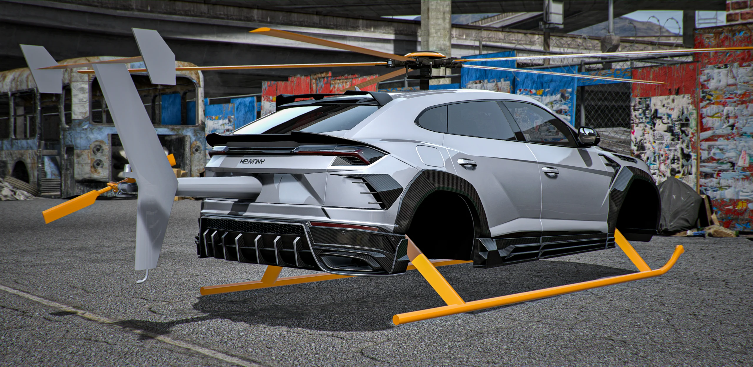 (Debadged) Lamborghini Keyvany Urus Heli - Image 2