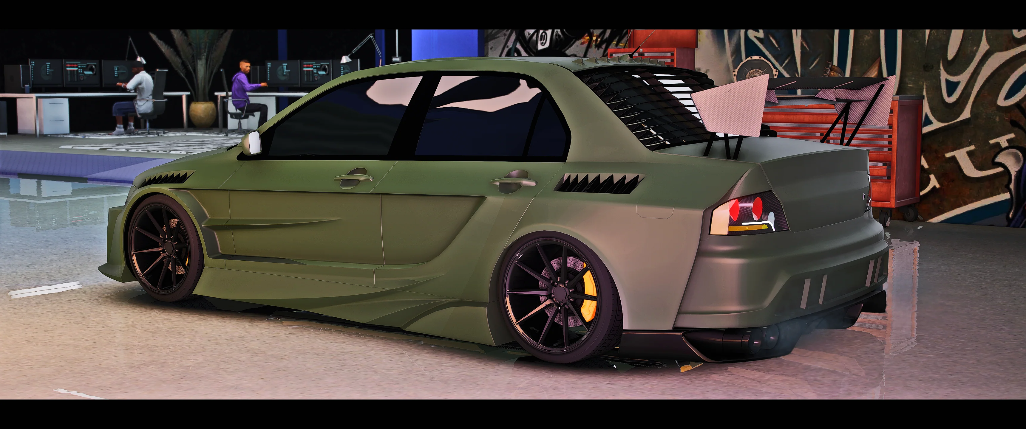 (Debadged) Mitsubishi Evo Abflug - Image 2