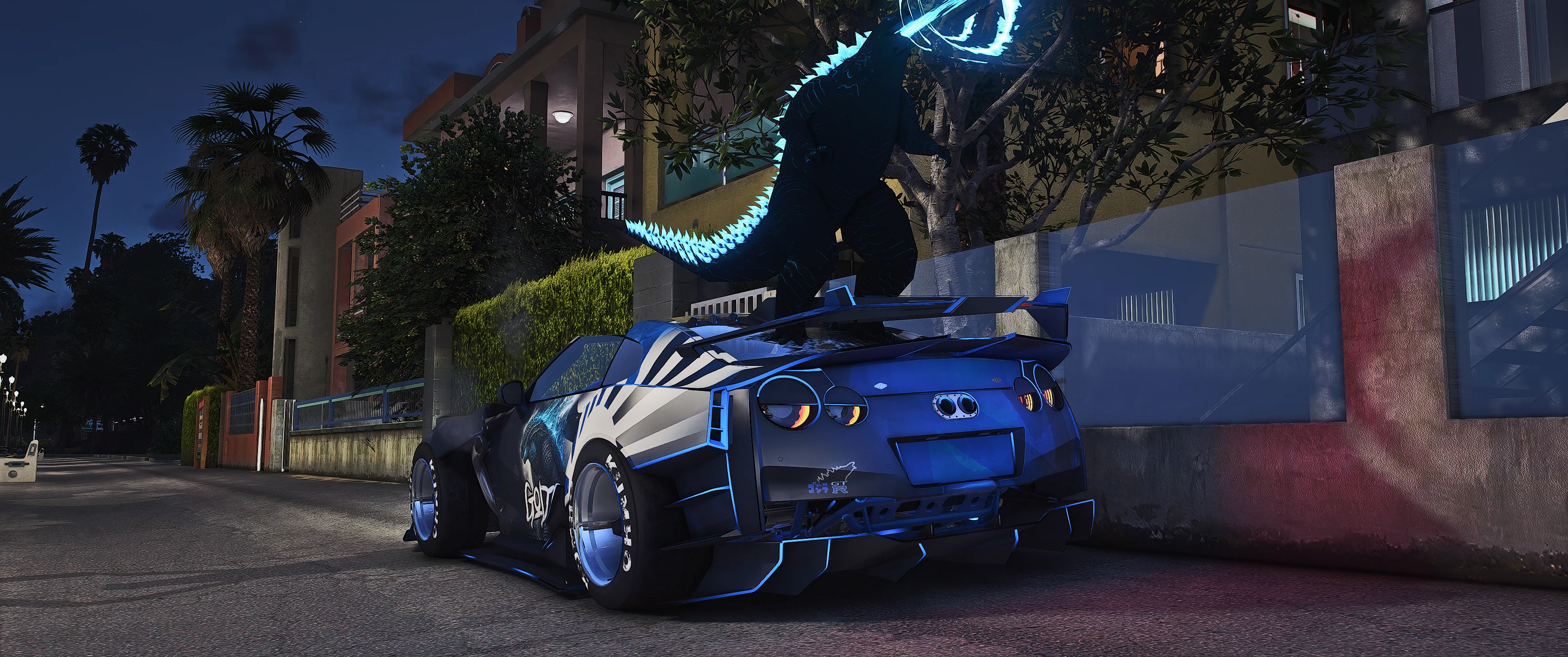 (Debadged) Nissan GTR Widebody Godzilla [Dinamic Lights] - Image 2