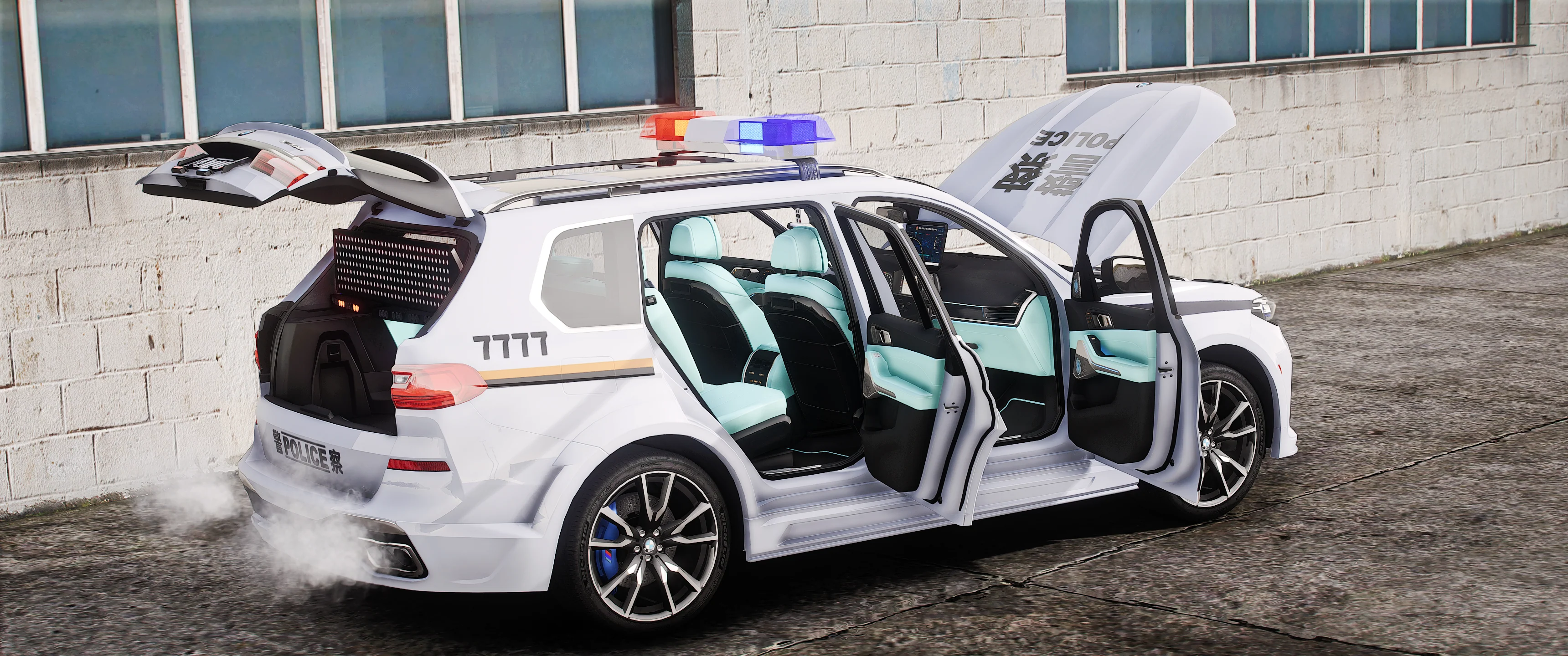 [ELS] 2021 BMW X7 National Police - Image 3