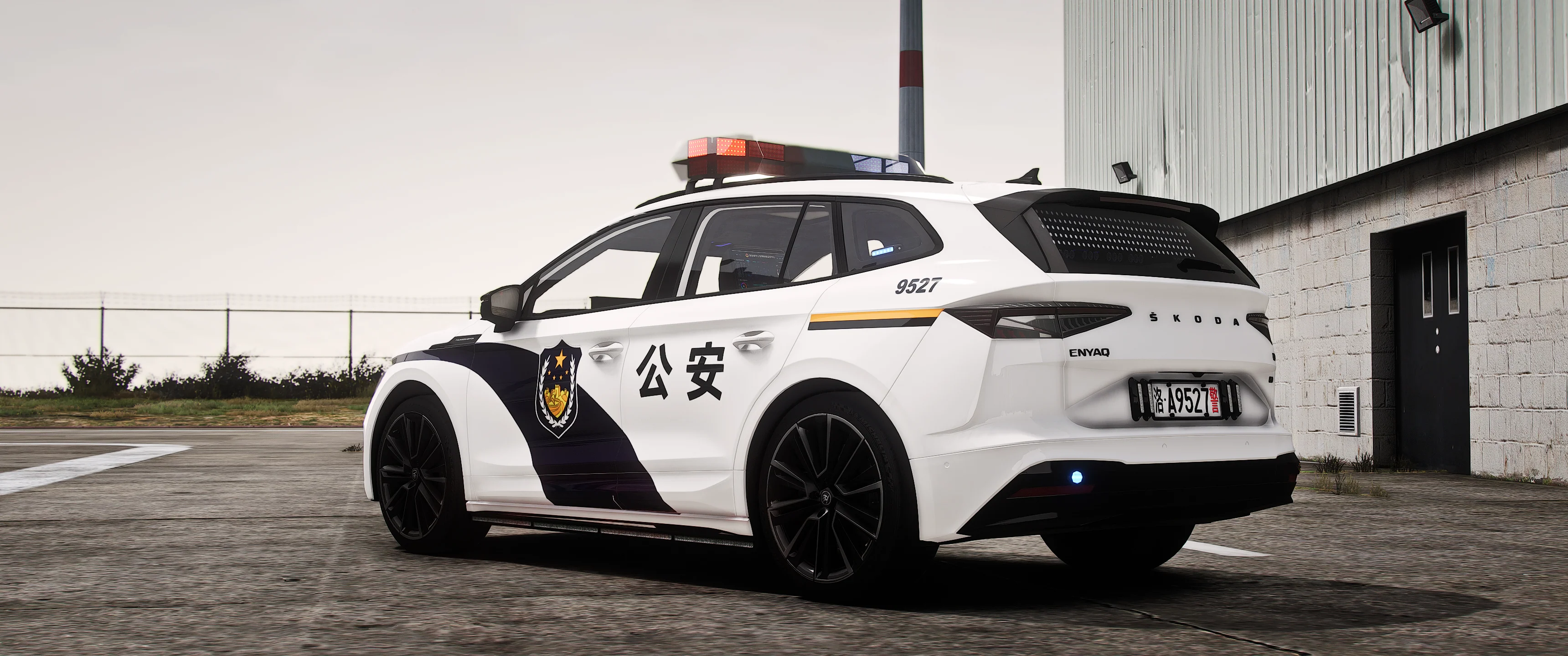 [ELS] 2021 Skoda ENYAQ IV Police - Image 2