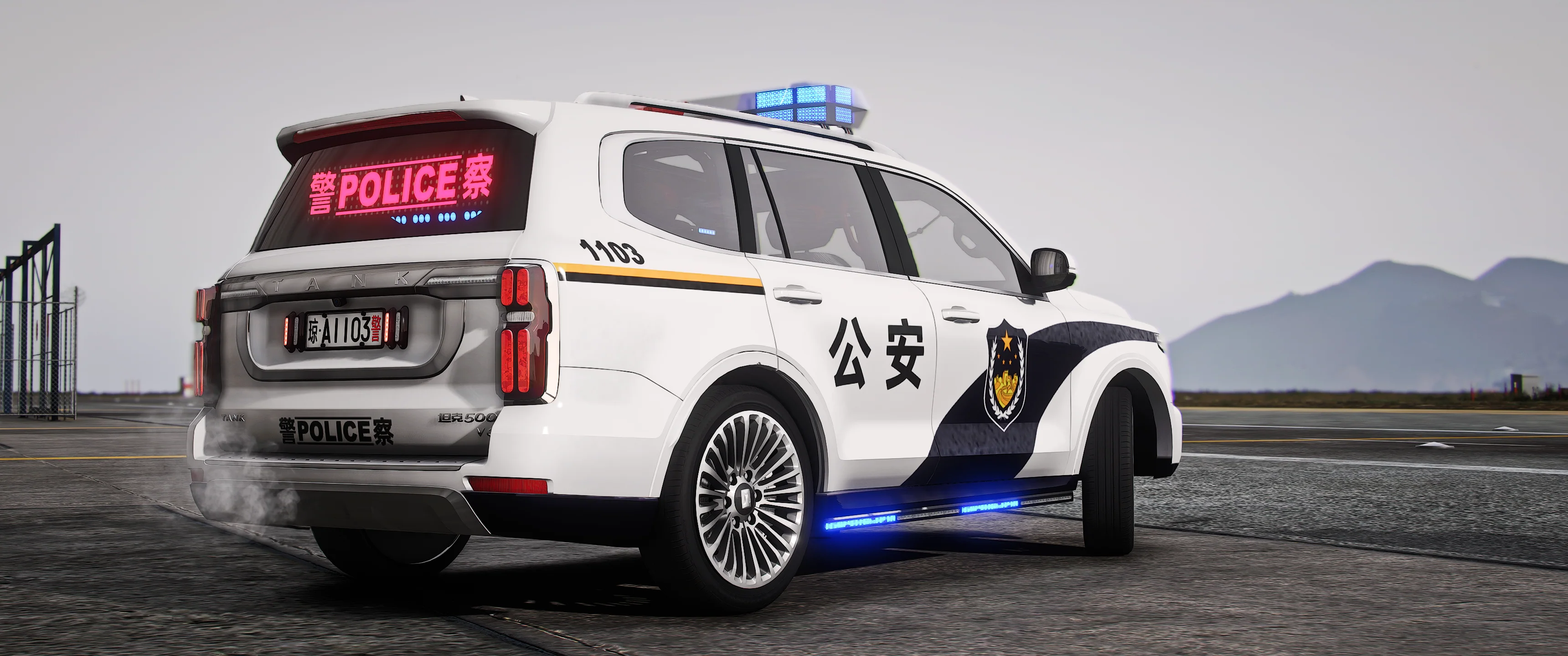 [ELS] 2022 New Tank 500 Police Dual-Police Edition - Image 2