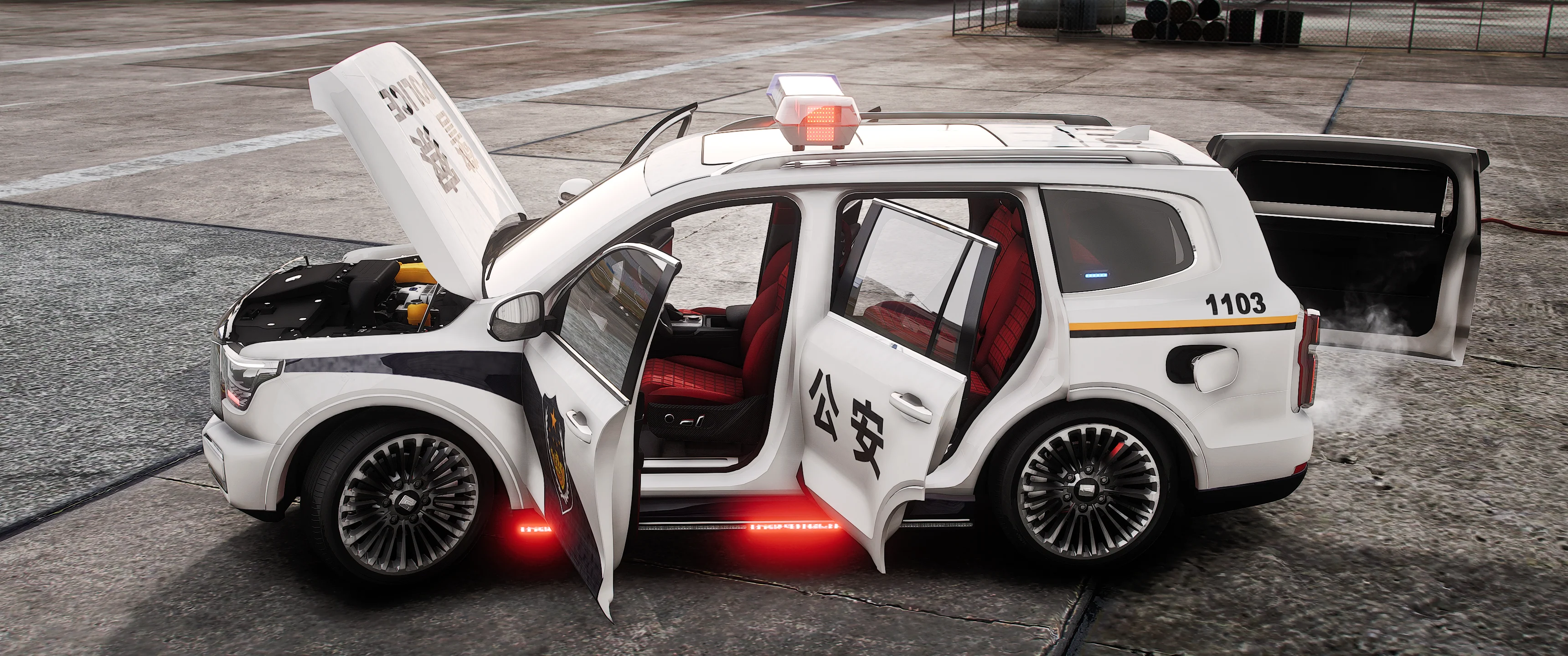 [ELS] 2022 New Tank 500 Police Dual-Police Edition - Image 3