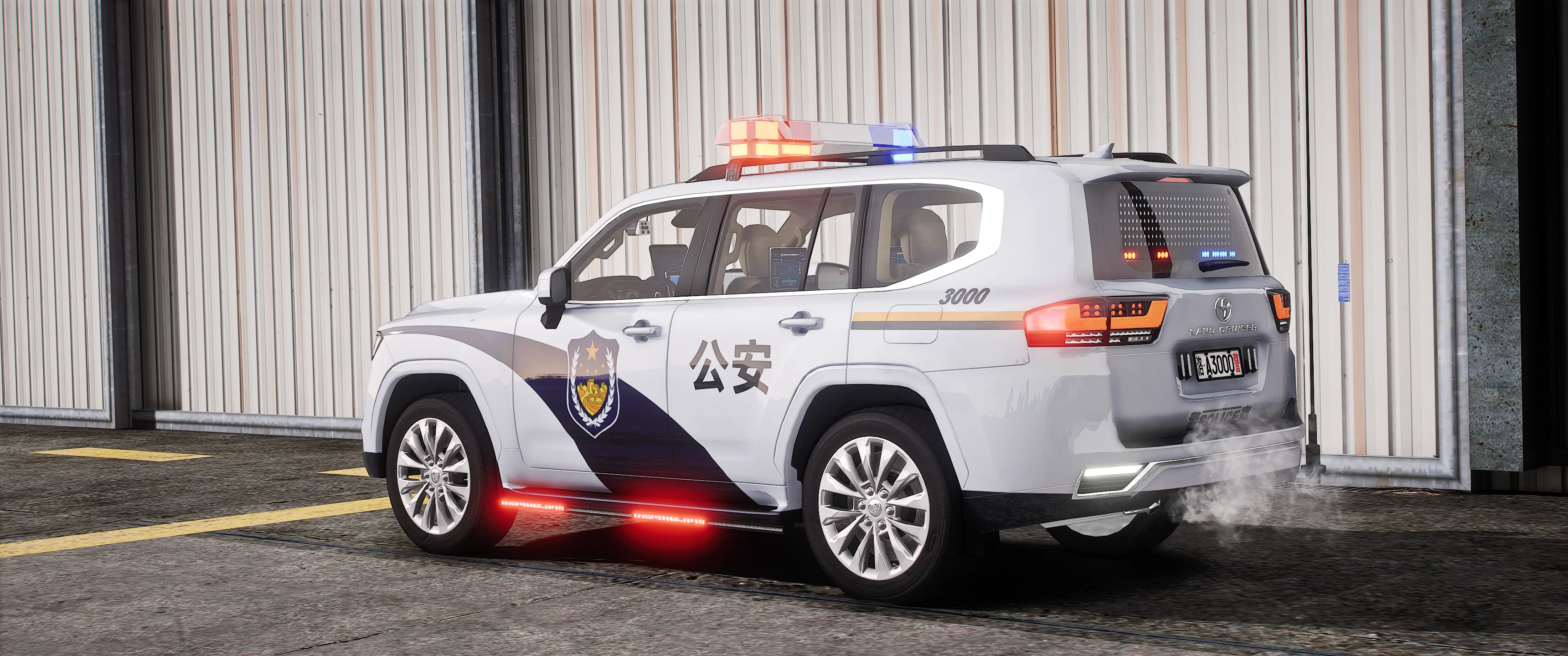 [ELS] 2022 Toyota Land Cruiser 300 Police Edition - Image 2