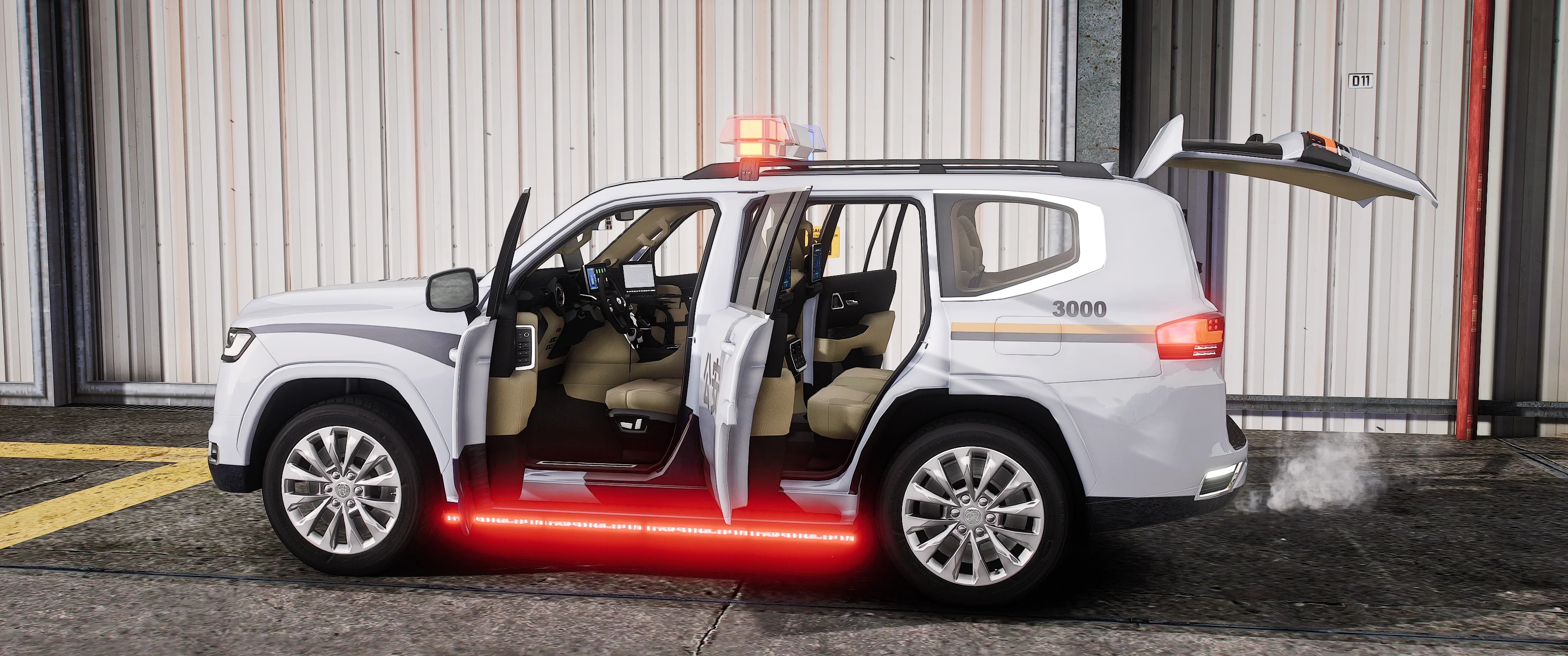 [ELS] 2022 Toyota Land Cruiser 300 Police Edition - Image 3