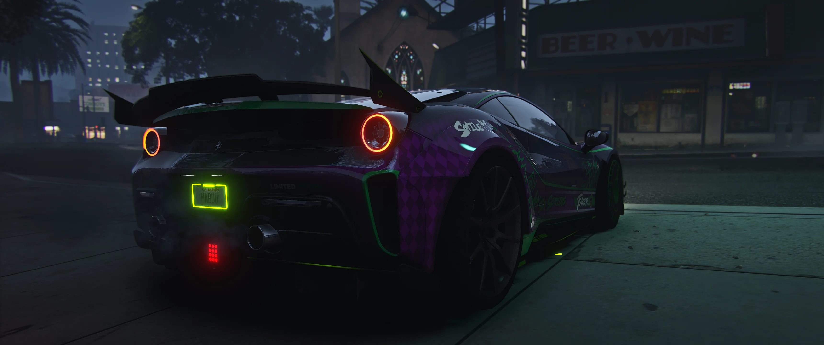 Ferrari 488 Pista Joker [Dinamic Lights] - Image 2
