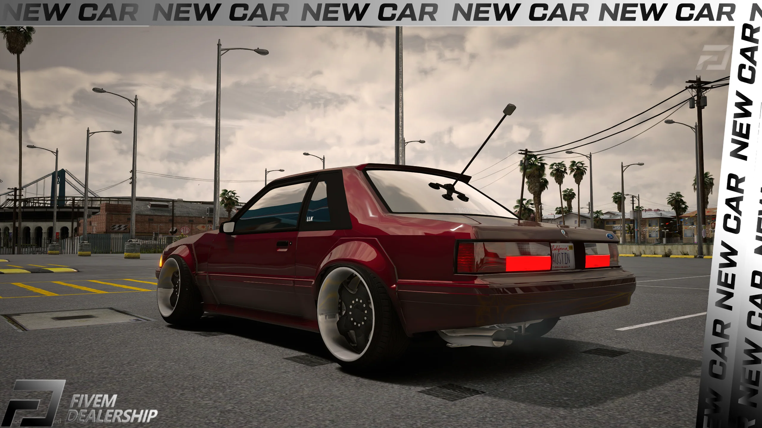 Ford Mustang Fox Widebody Drift - Image 3