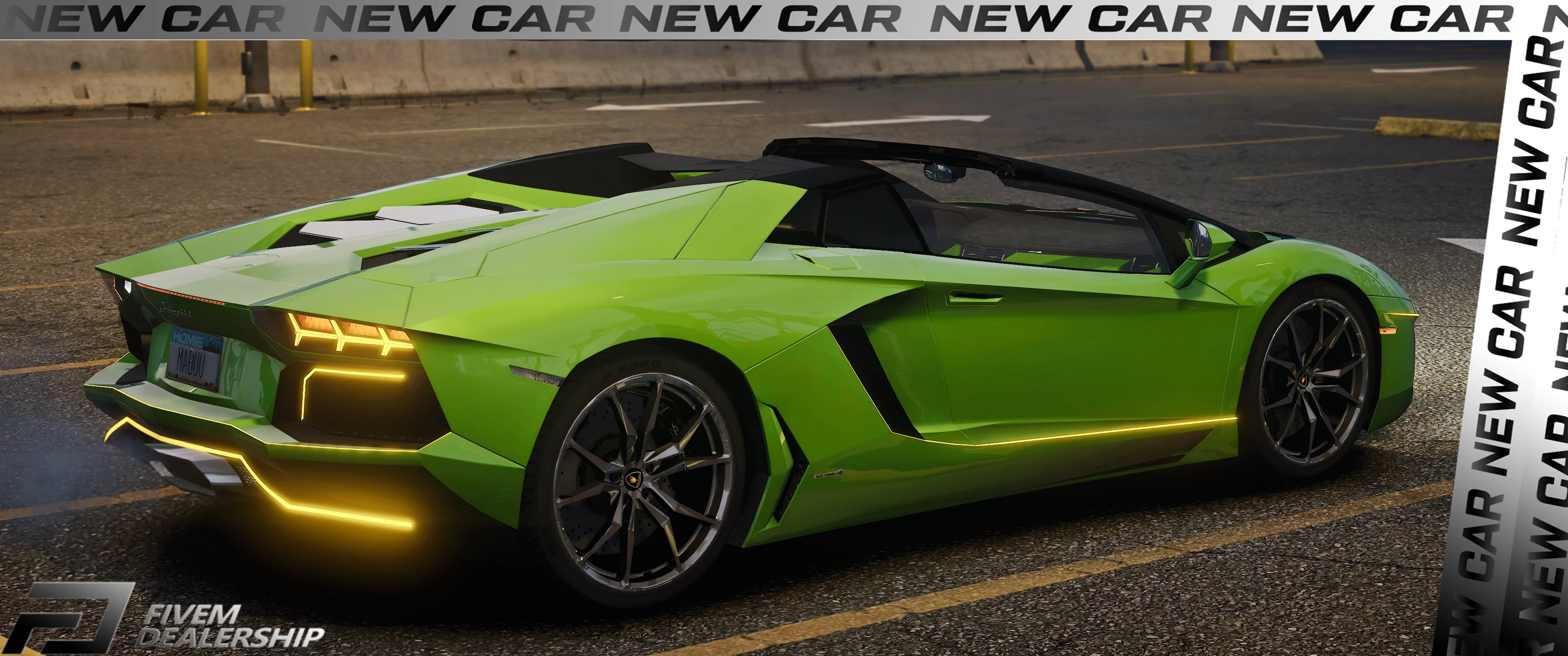 Lamborghini Aventador lp700 Roadster [Animated Lights] - Image 2