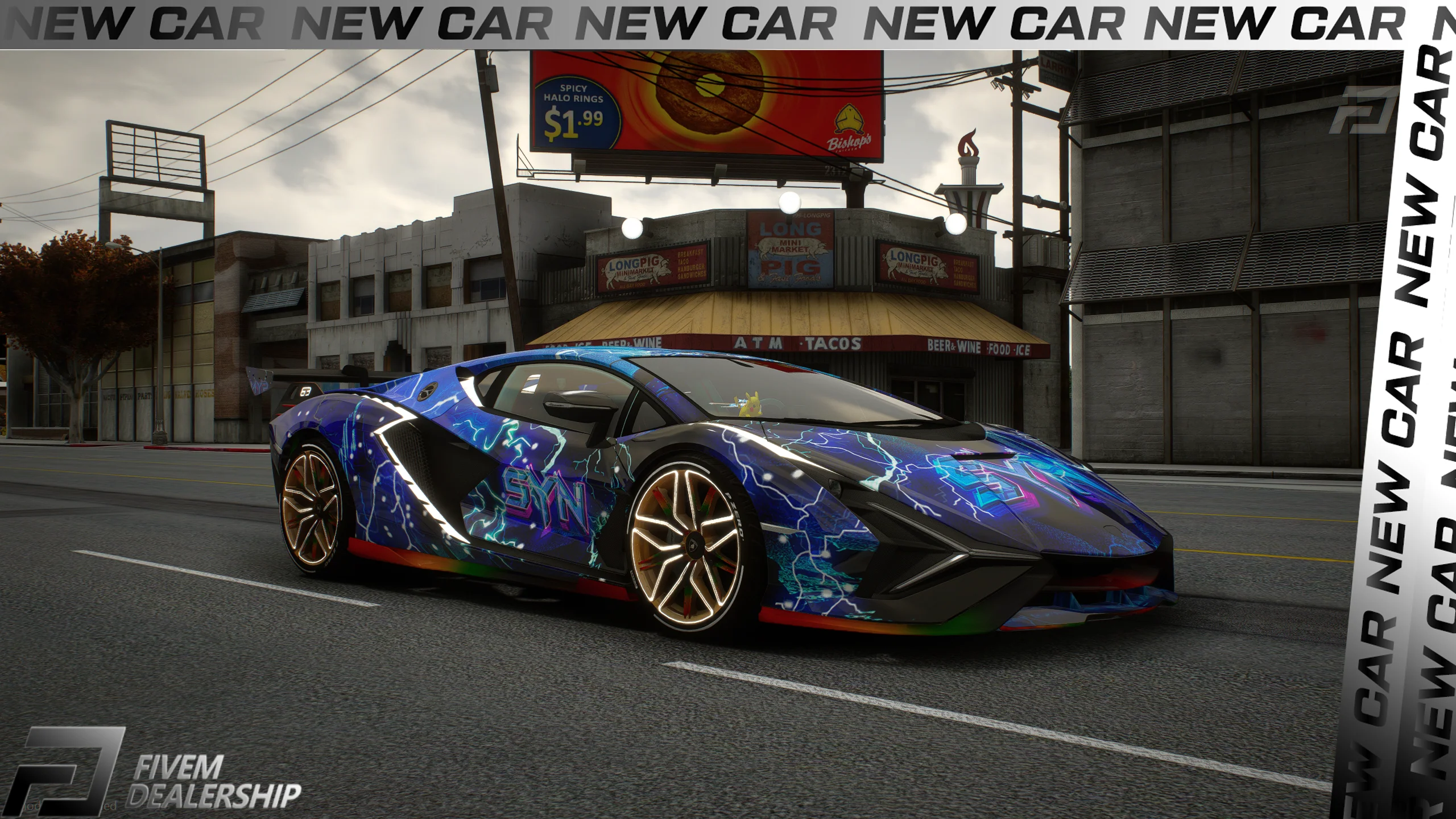 Lamborghini Sian Thunder Fly [Dinamic Lights] - Image 2