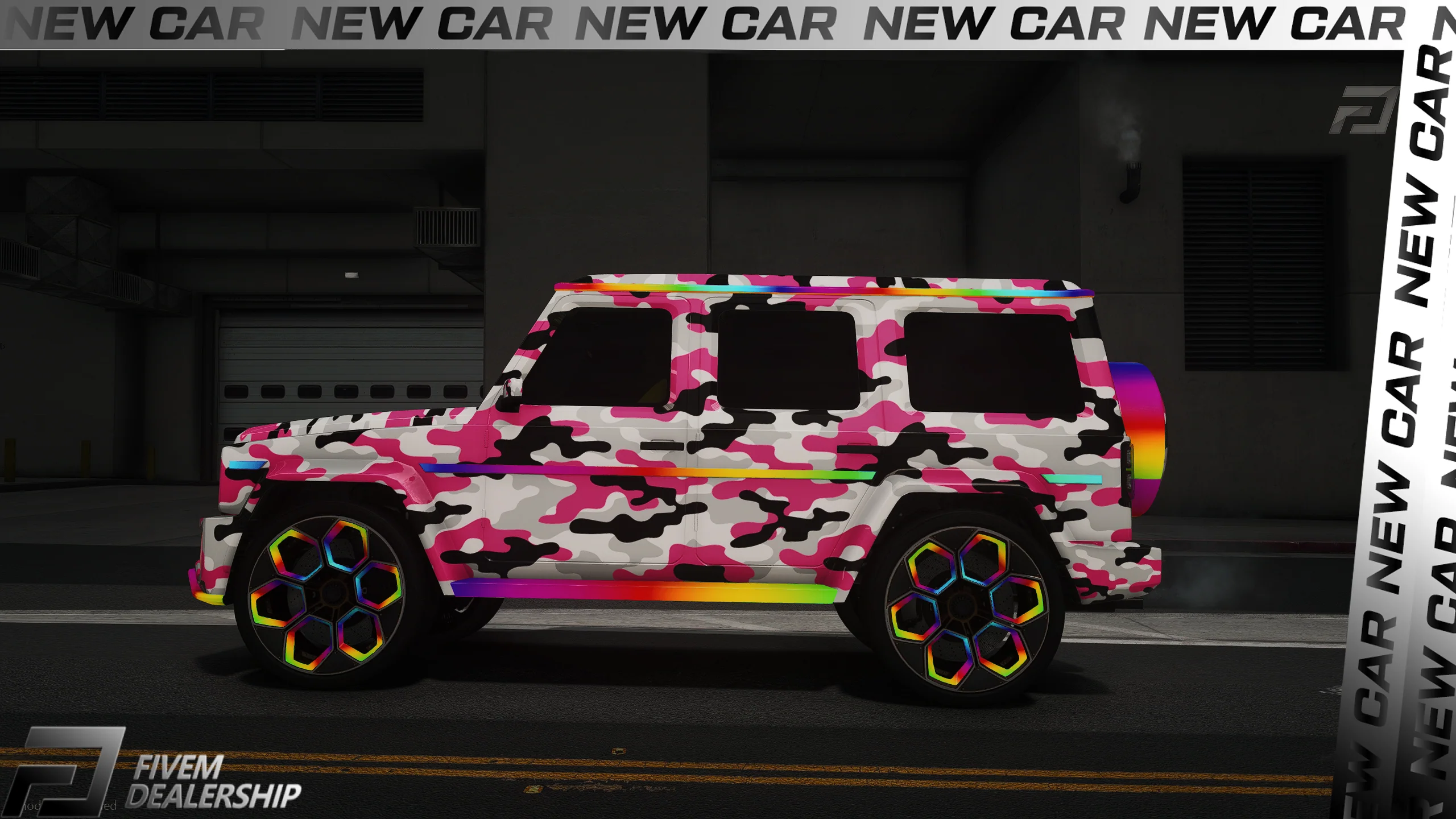 (Lore Friendly) Benefactor Dubsta Camo [Animated Lights] - Image 2