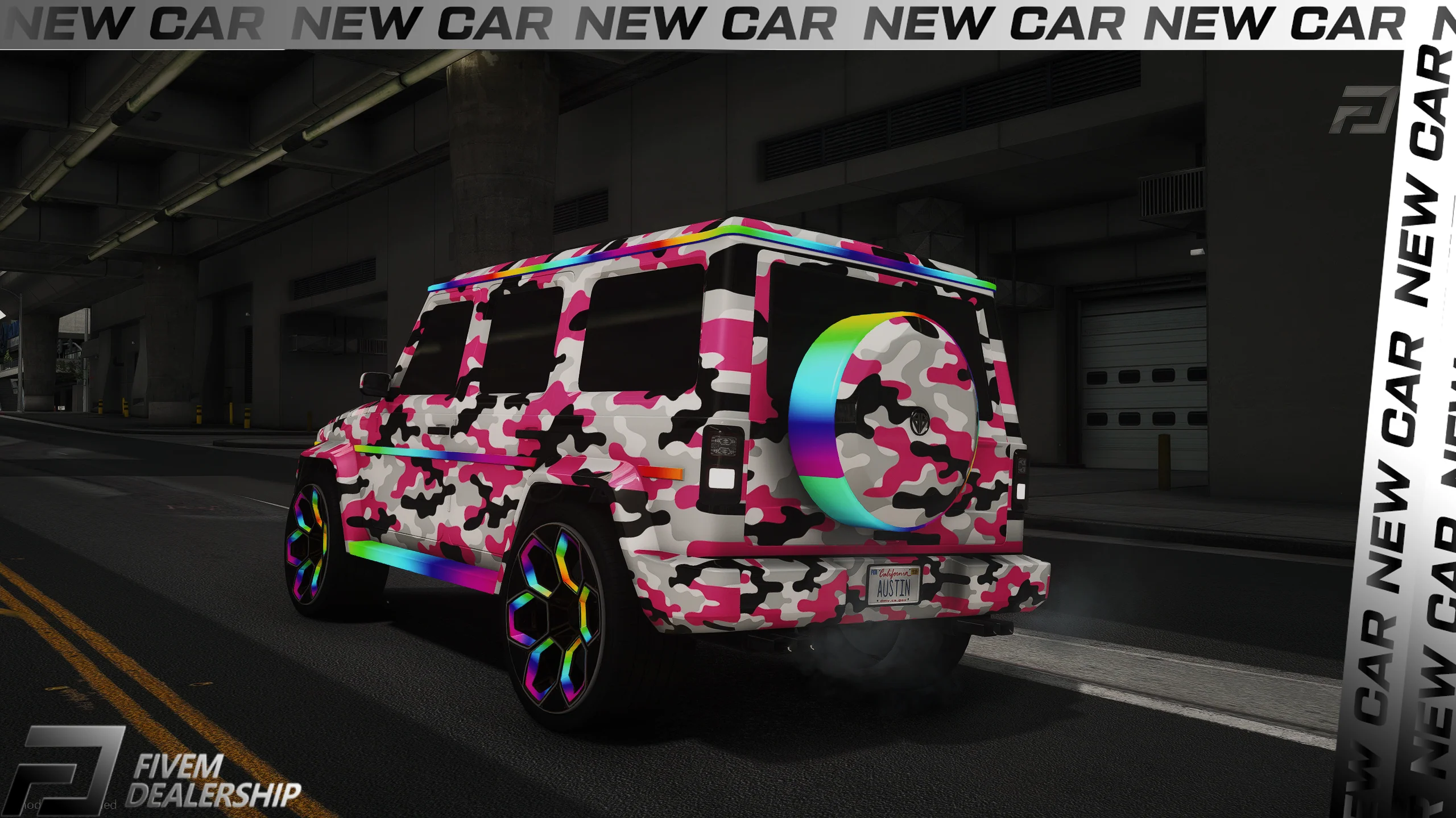 (Lore Friendly) Benefactor Dubsta Camo [Animated Lights] - Image 3