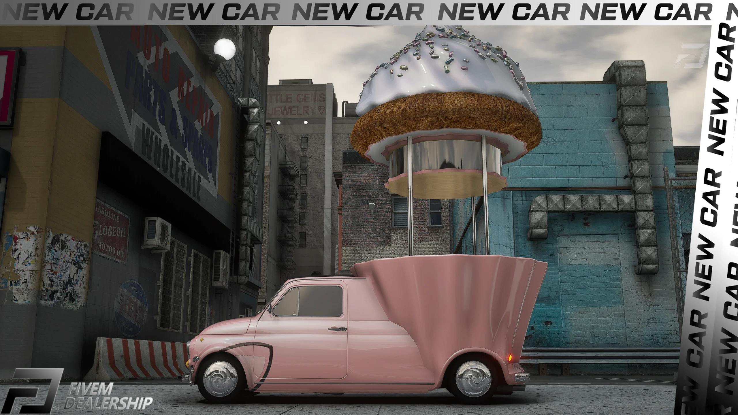 (Lore Friendly) Cup Cake Car - Image 2