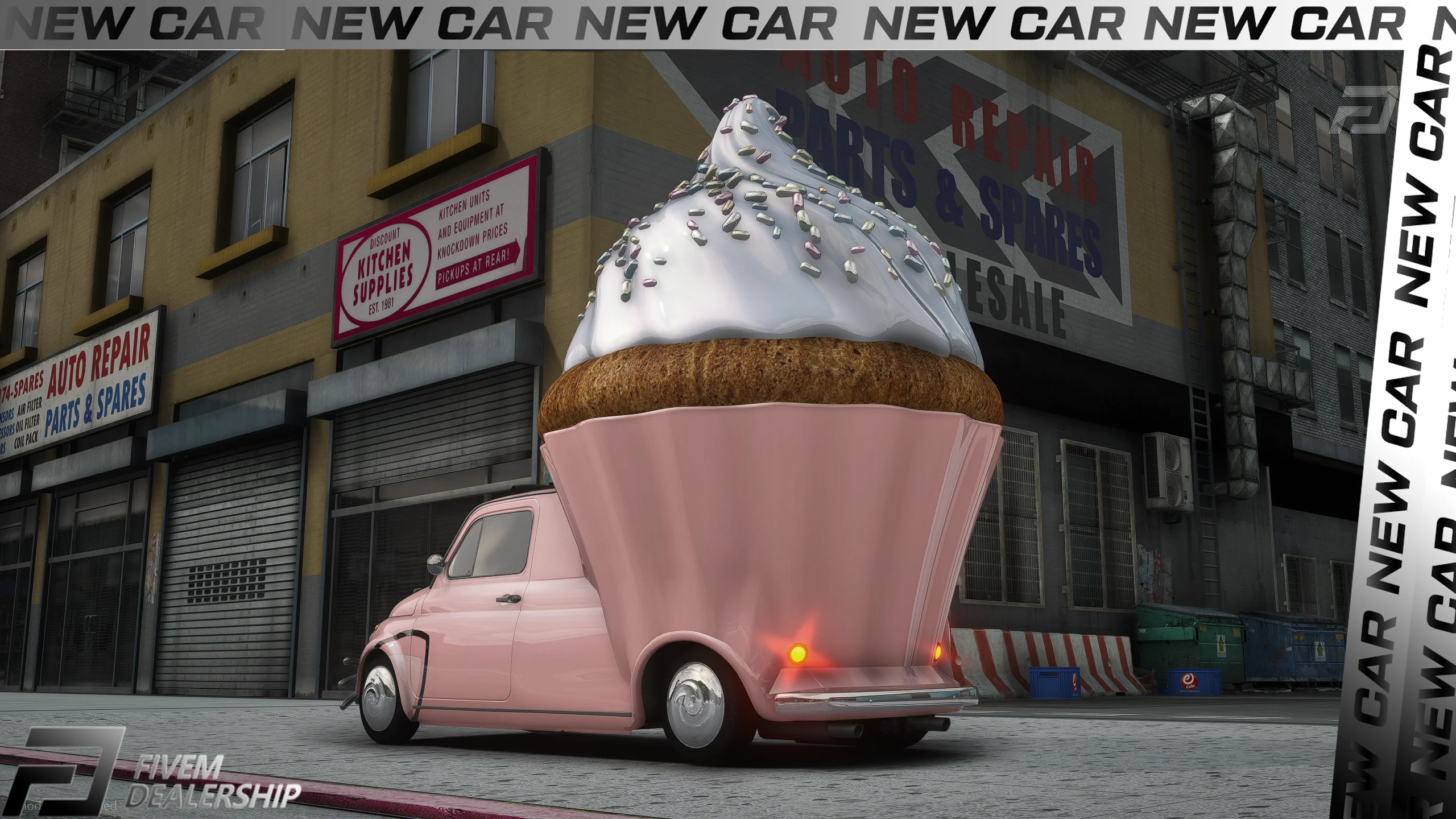 (Lore Friendly) Cup Cake Car - Image 3