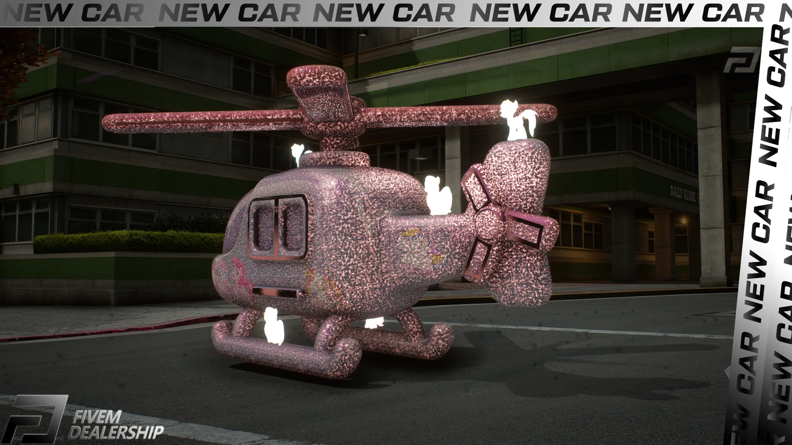 (Lore Friendly) Cute Pink Helicopter - Image 3