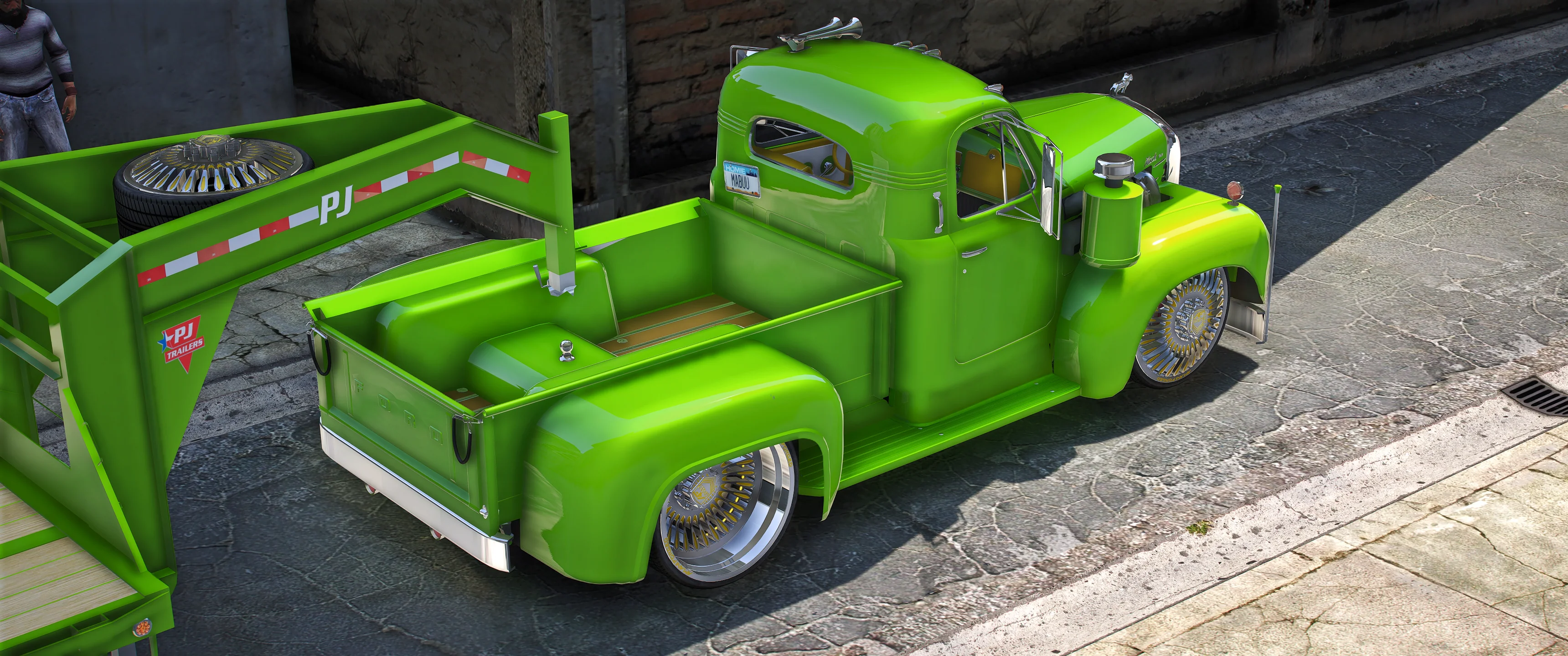 Mack Truck With Trailer Donk 1953 - Image 2