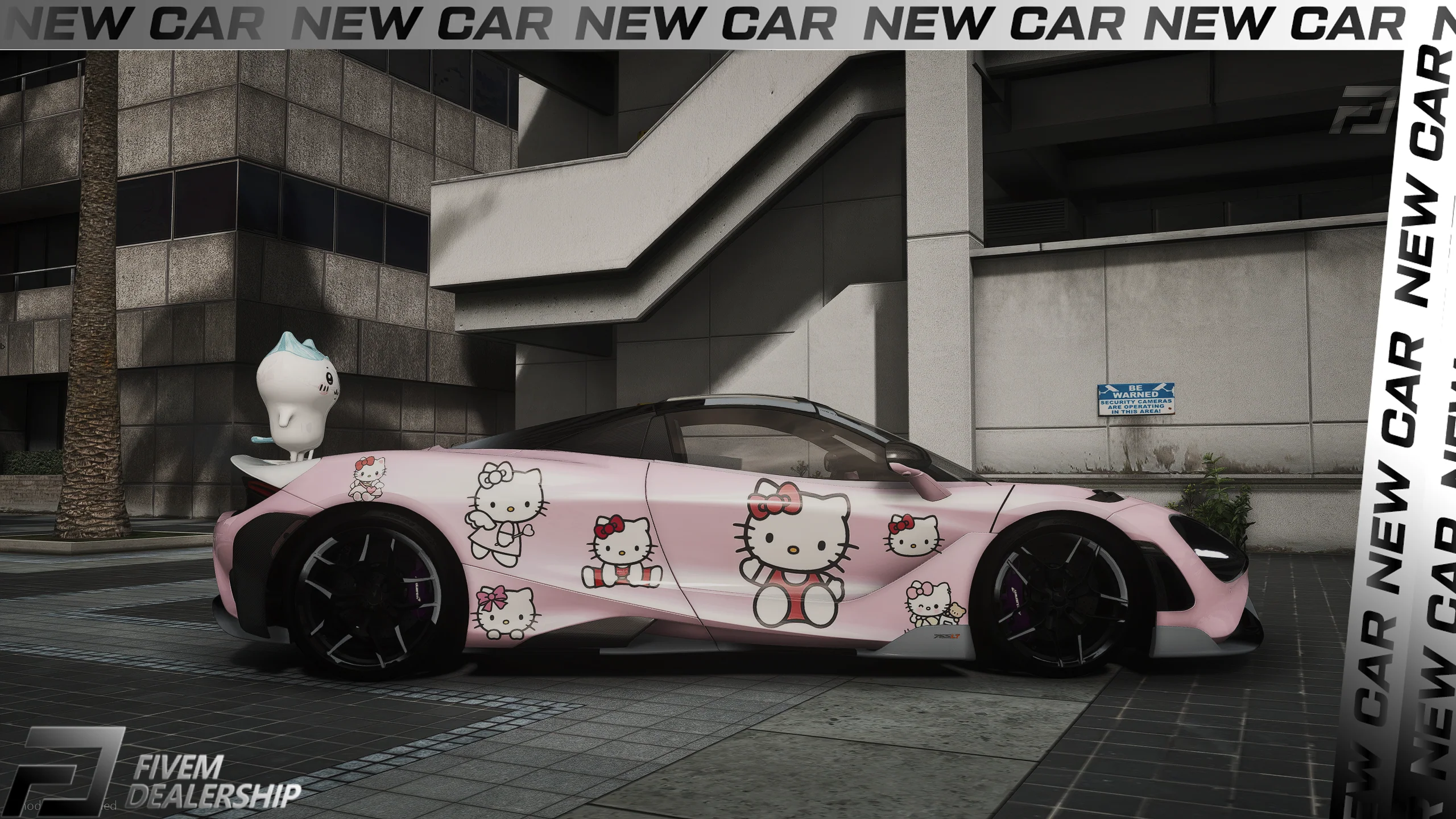 Mclaren 765lt Spider Hello Kitty [Dinamic Lights] - Image 2