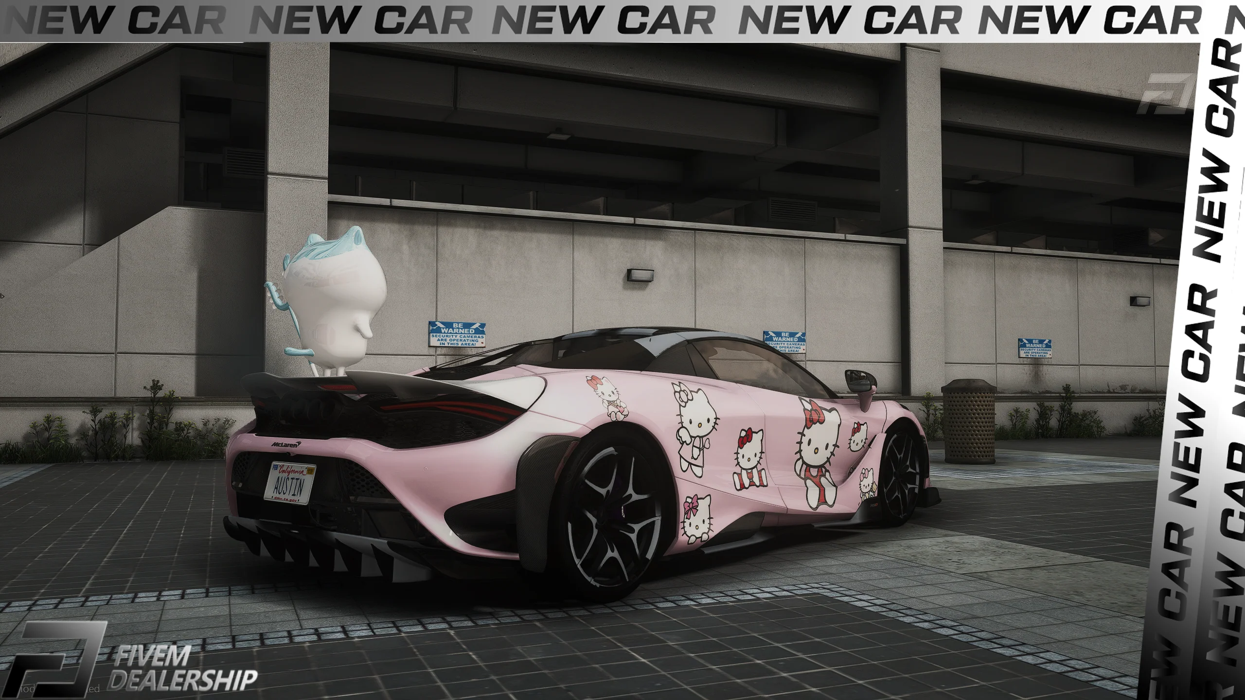Mclaren 765lt Spider Hello Kitty [Dinamic Lights] - Image 3