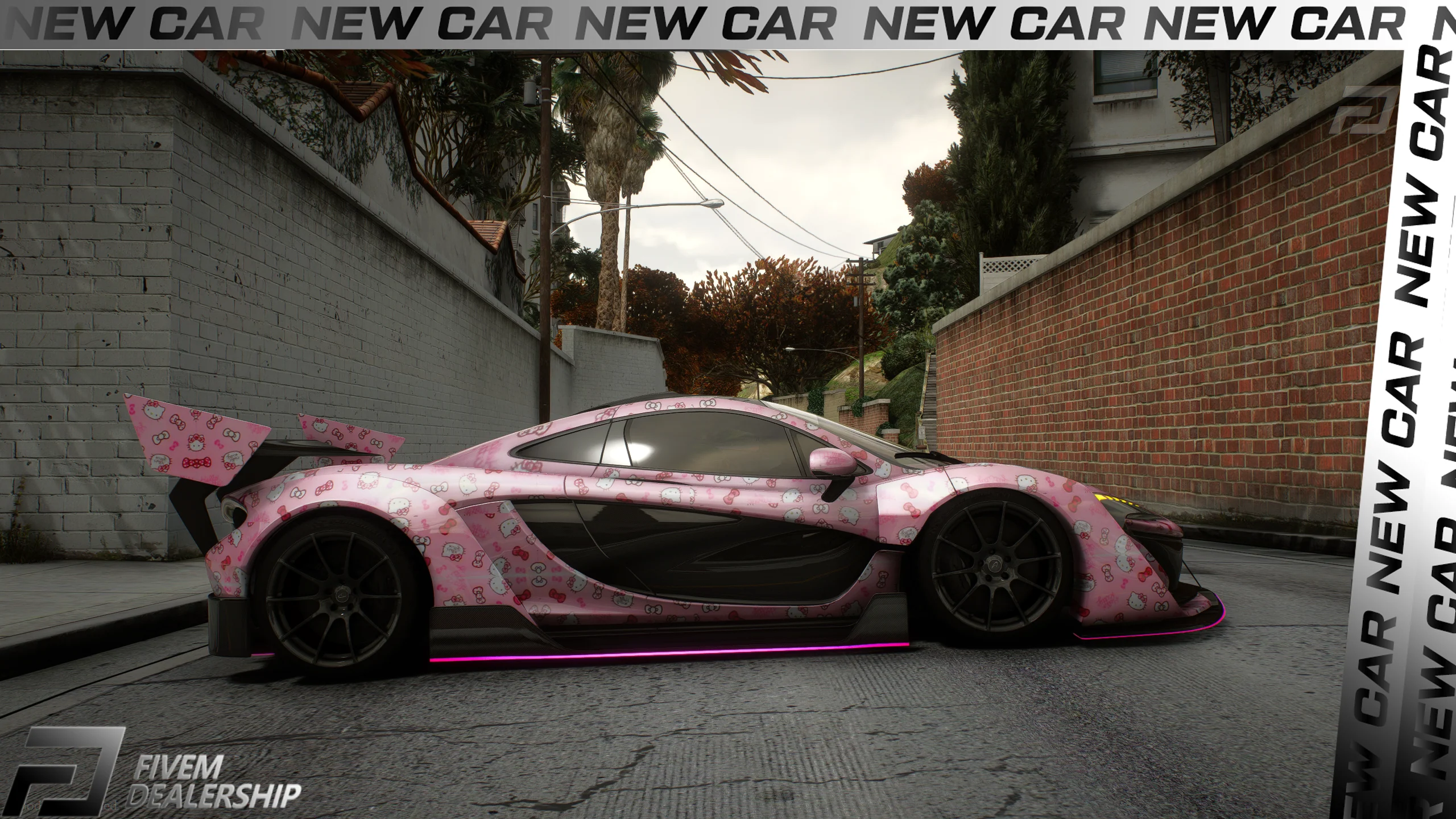 Mclaren P1 GT Hello kitty [Dinamic Lights] - Image 2