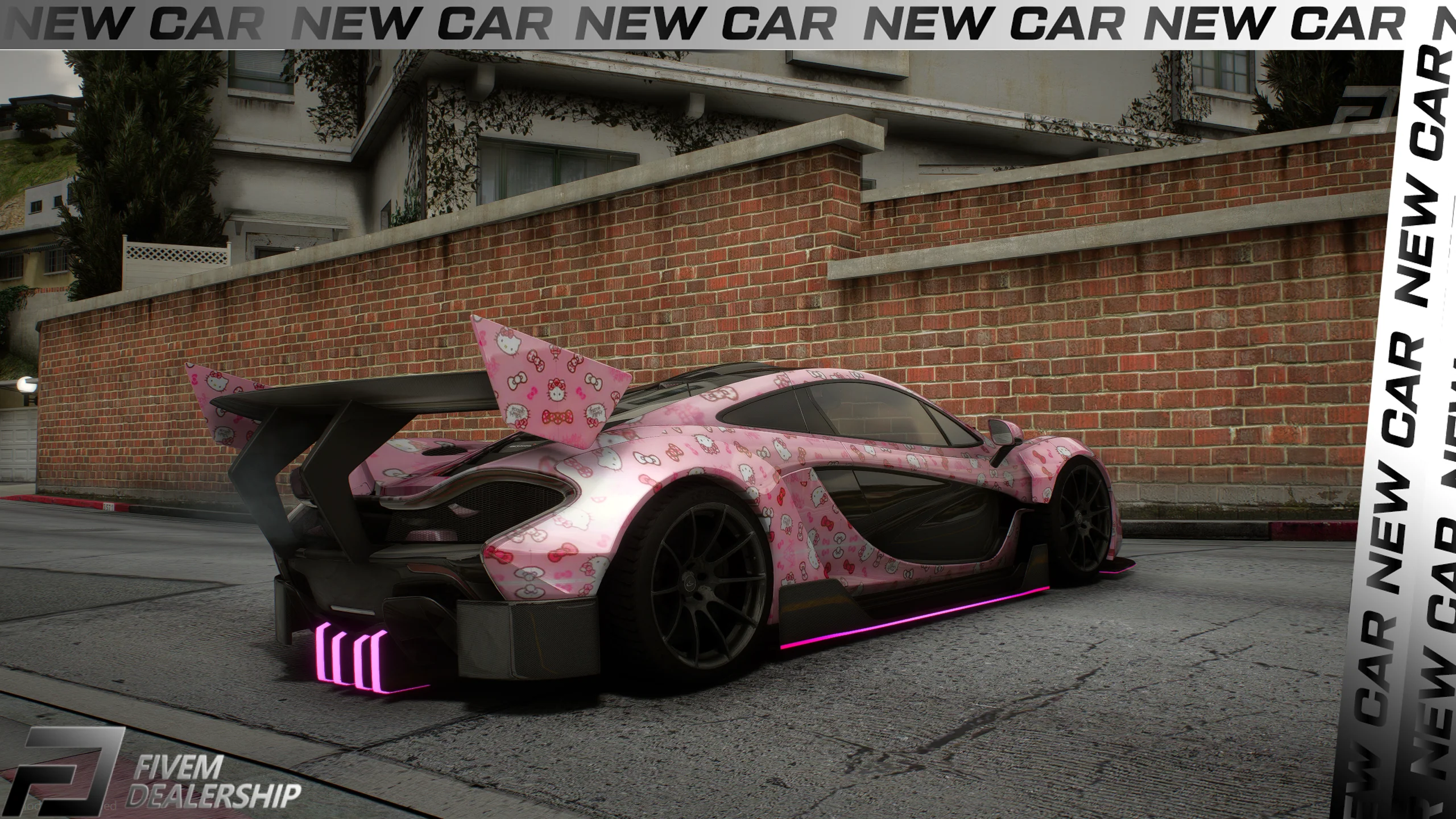 Mclaren P1 GT Hello kitty [Dinamic Lights] - Image 3