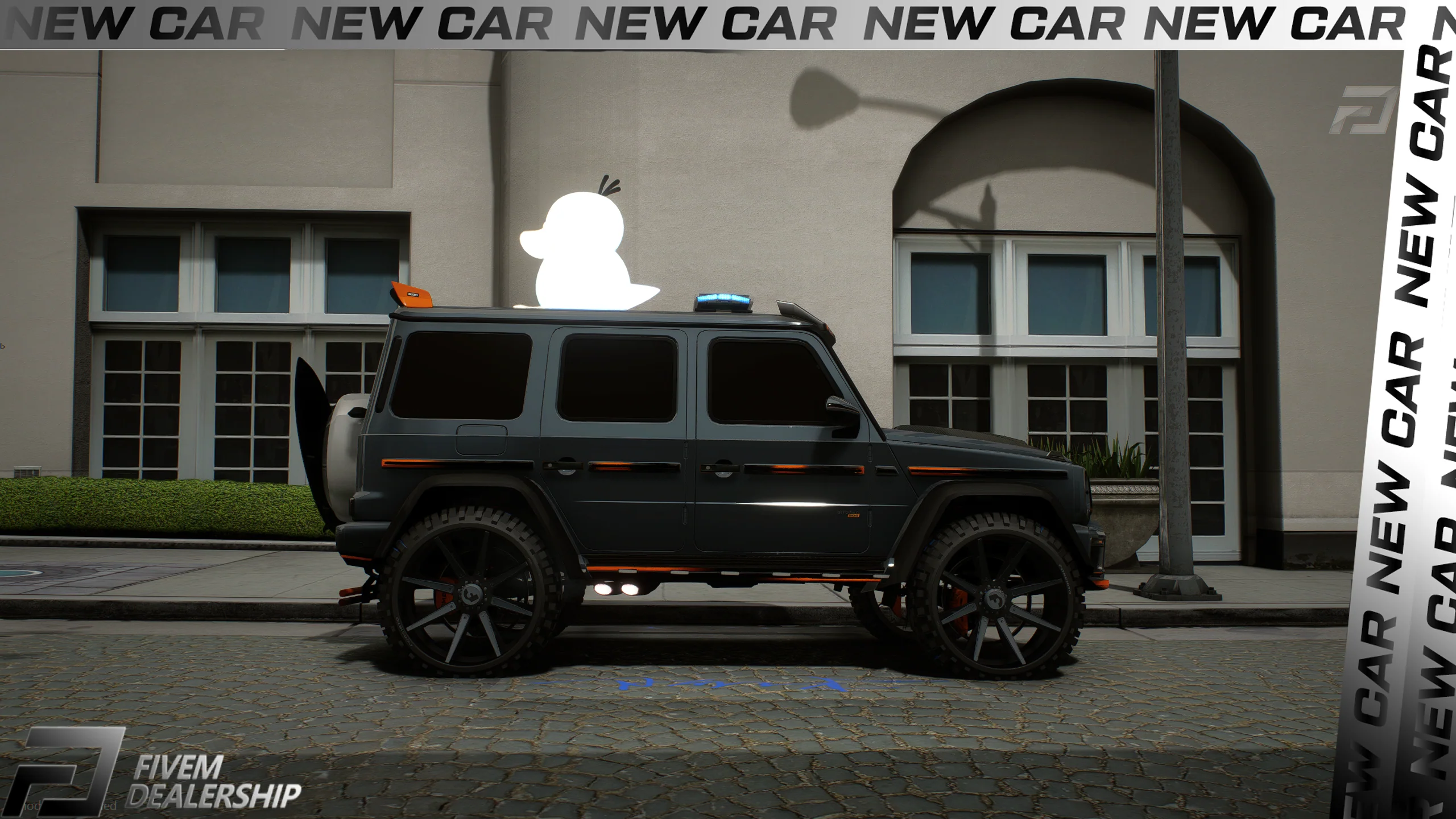 Mercedes 4x4 G900 Rocket 2021 Blue Psyduck [Dinamic Lights] - Image 2
