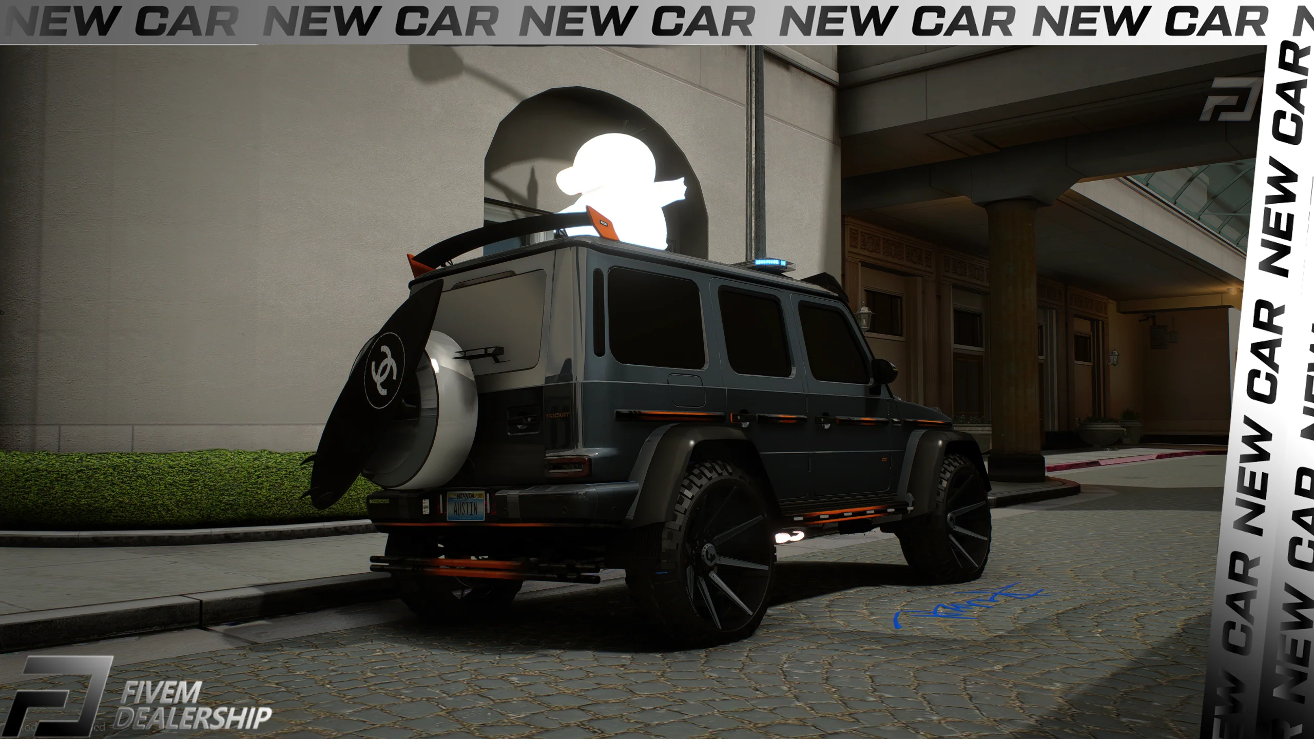 Mercedes 4x4 G900 Rocket 2021 Blue Psyduck [Dinamic Lights] - Image 3