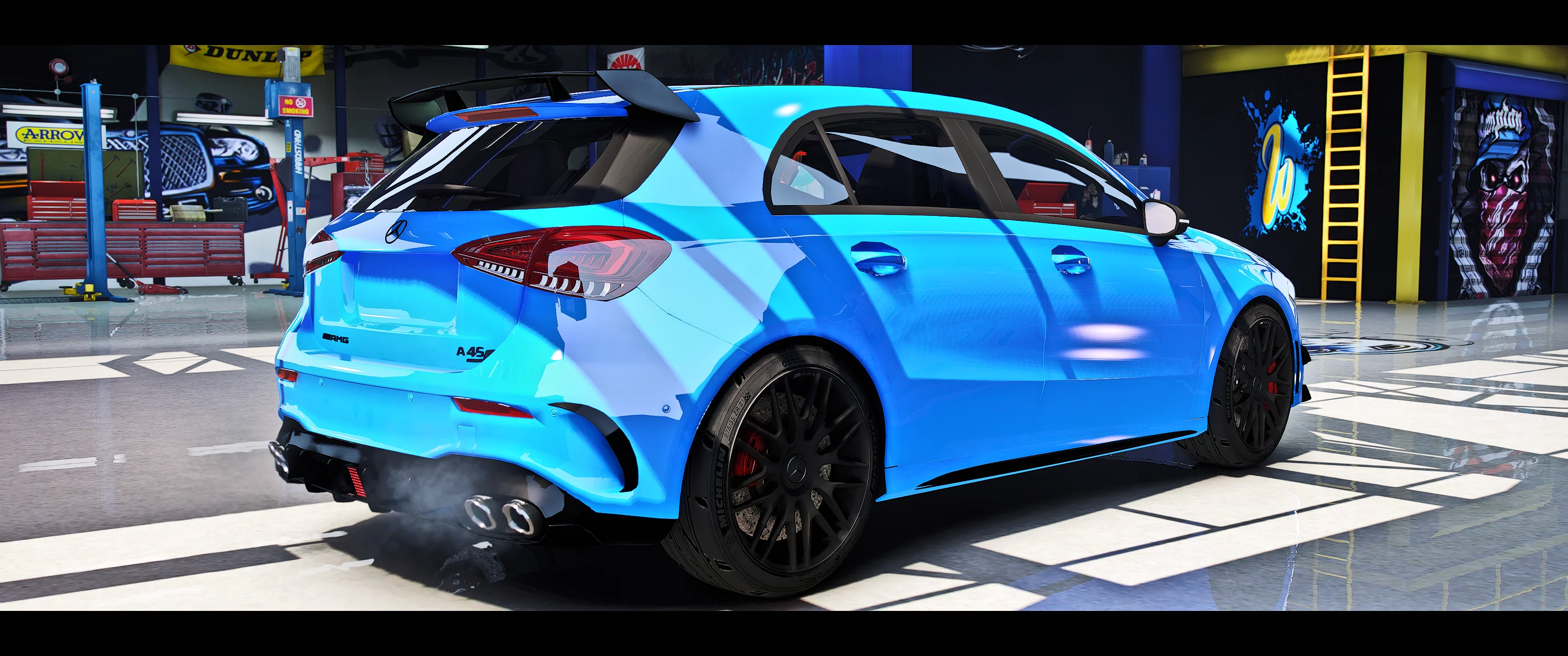 Mercedes A45s [Animation Sunroof] - Image 2