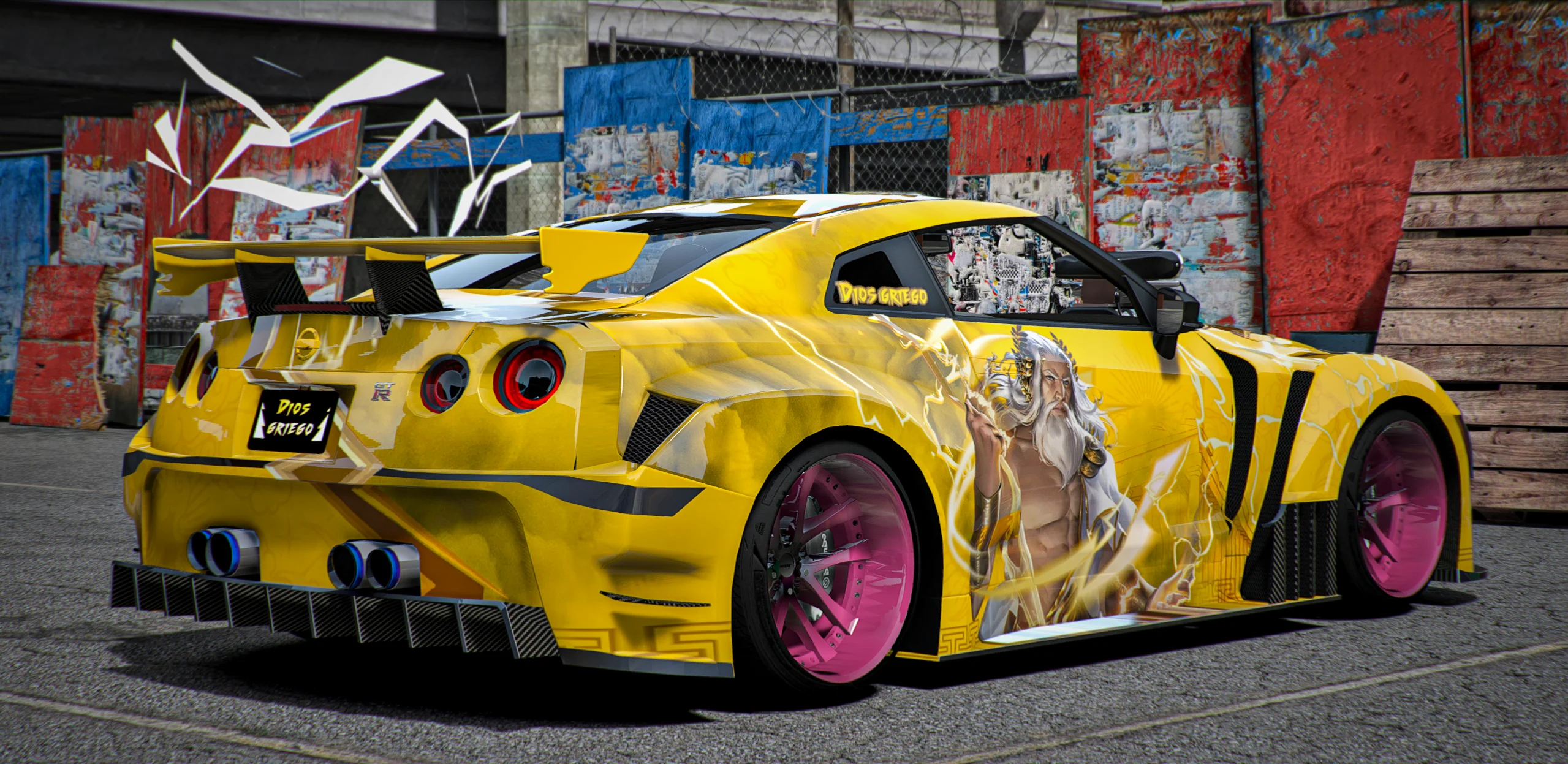 Nissan GTR Dios Griego ZUES Edition [Dinamic Lights] - Image 2