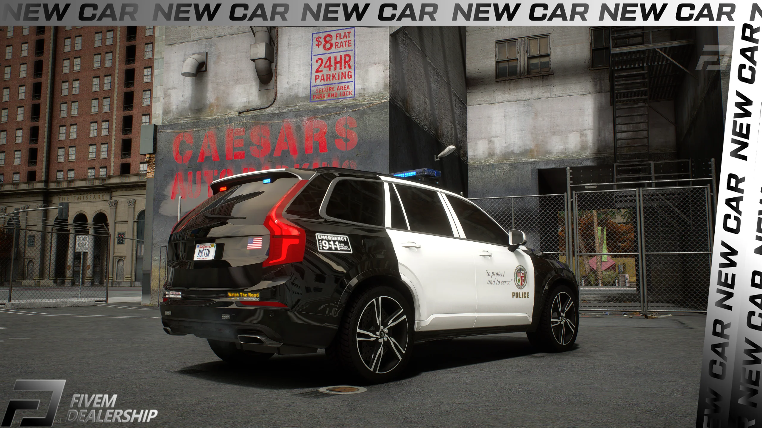 [Non ELS] 2020 Volvo Xc90 Police - Image 3