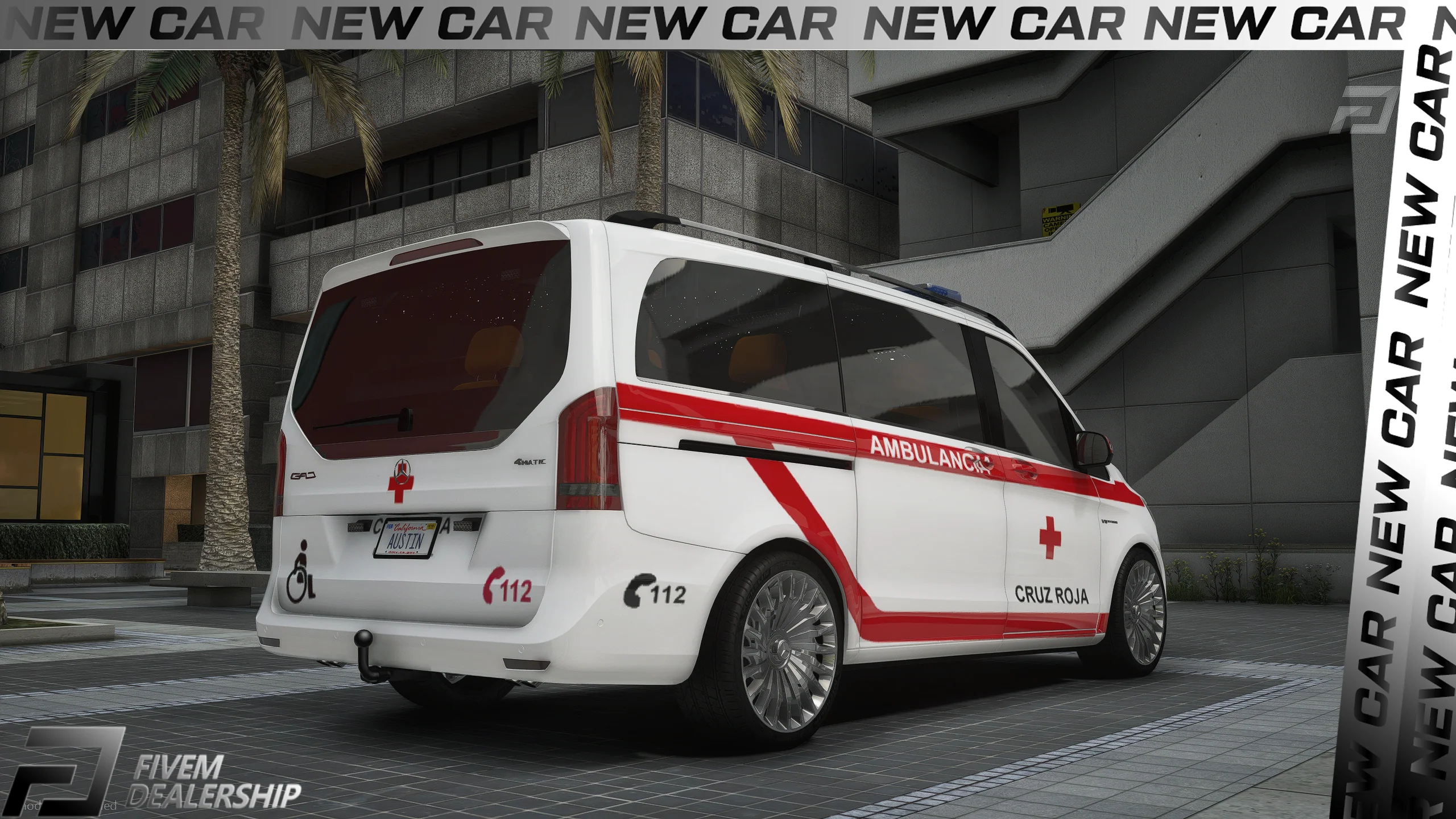 [Non ELS] Mercedes V-Class 2021 Ambulance - Image 3