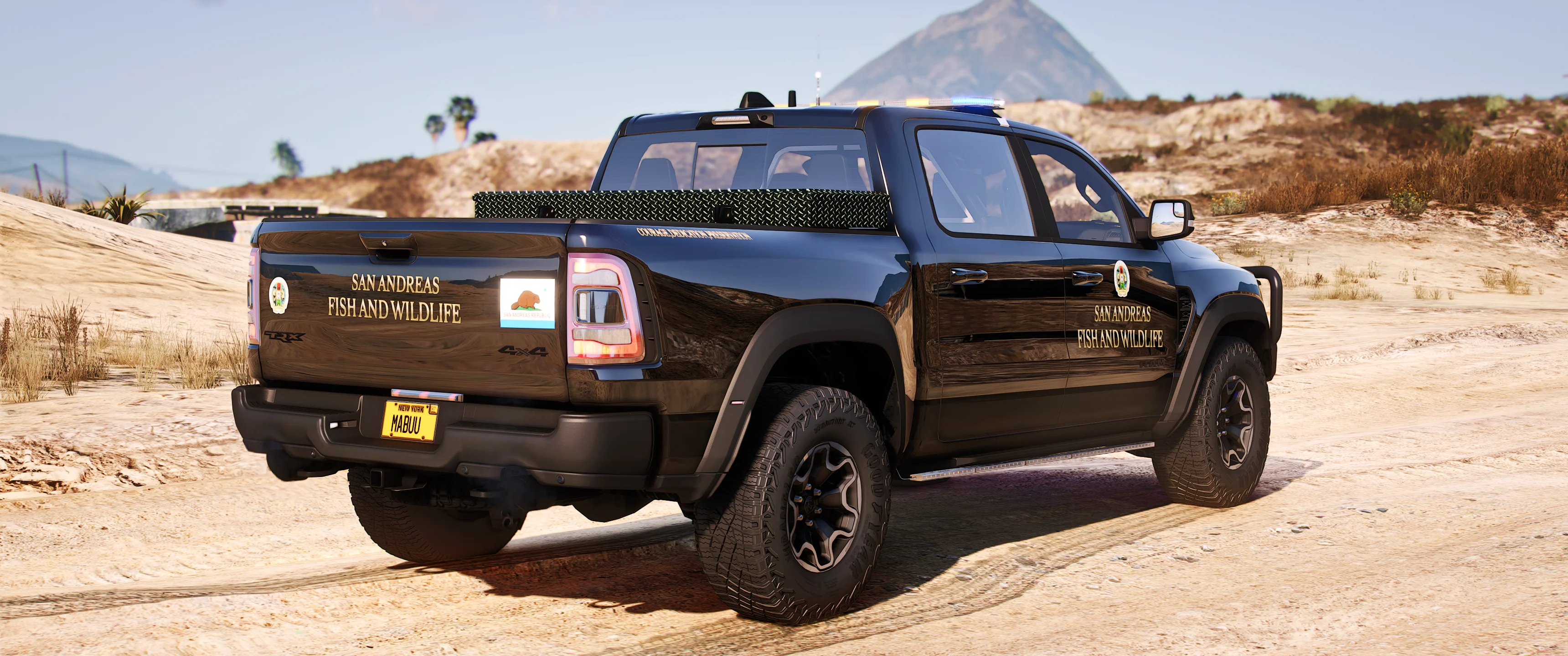 [Non ELS] Police 2023 DODGE RAM TRX - SAN ANDREAS FISH AND WILDLIFE - Image 2