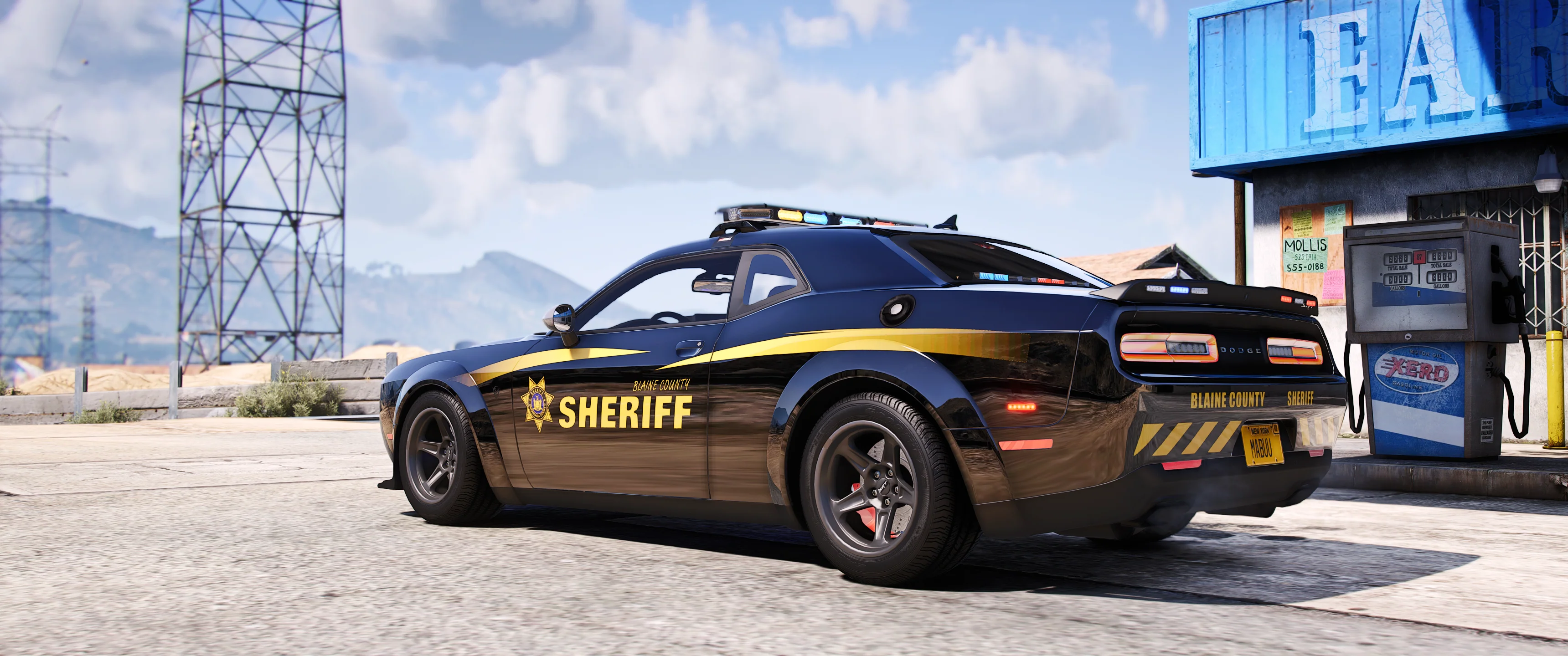 [Non ELS] Police Dodge Challenger Demon Sheriff - Image 2