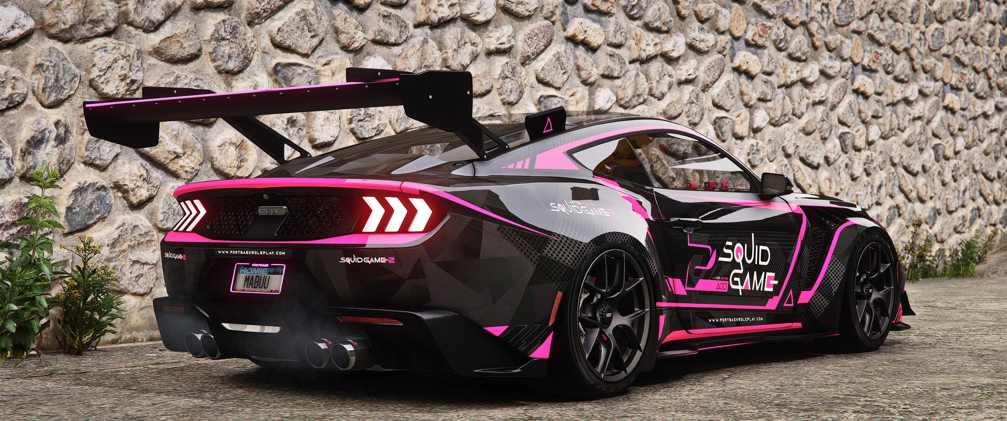SQUID GAME - FORD MUSTANG GTD 2025 [Tuning] [Animated Lights] - Image 2