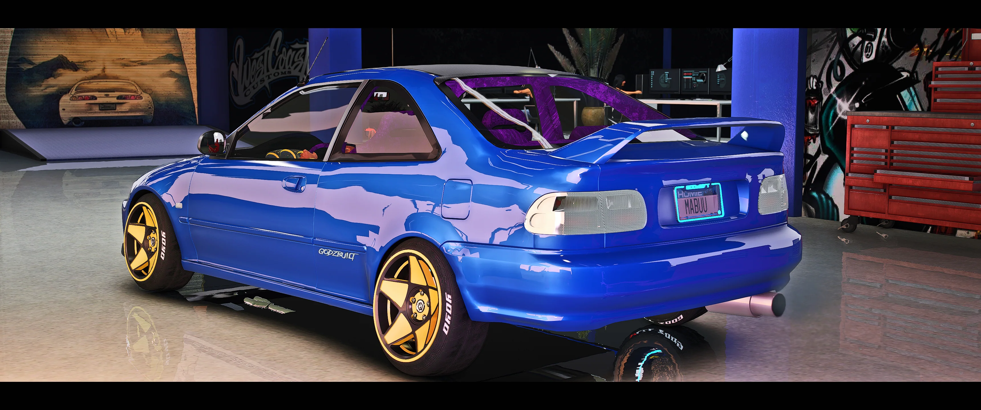 STANCED 1994 HONDA EEJAY COUPE - Image 2