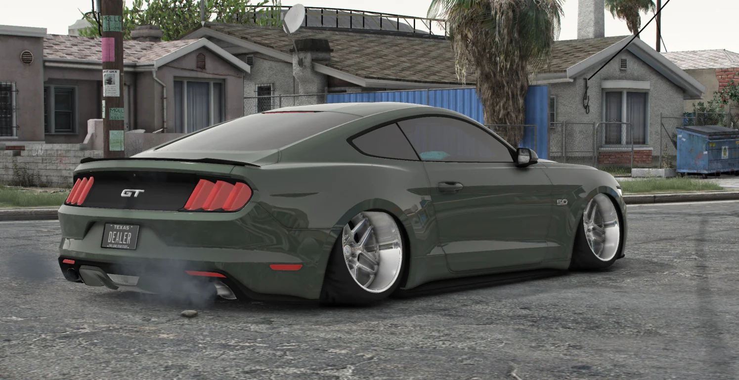 Stanced Ford Mustang 5.0 - Image 2