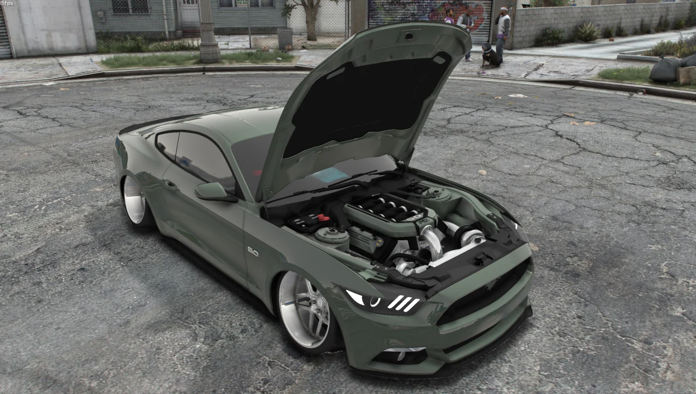 Stanced Ford Mustang 5.0 - Image 3